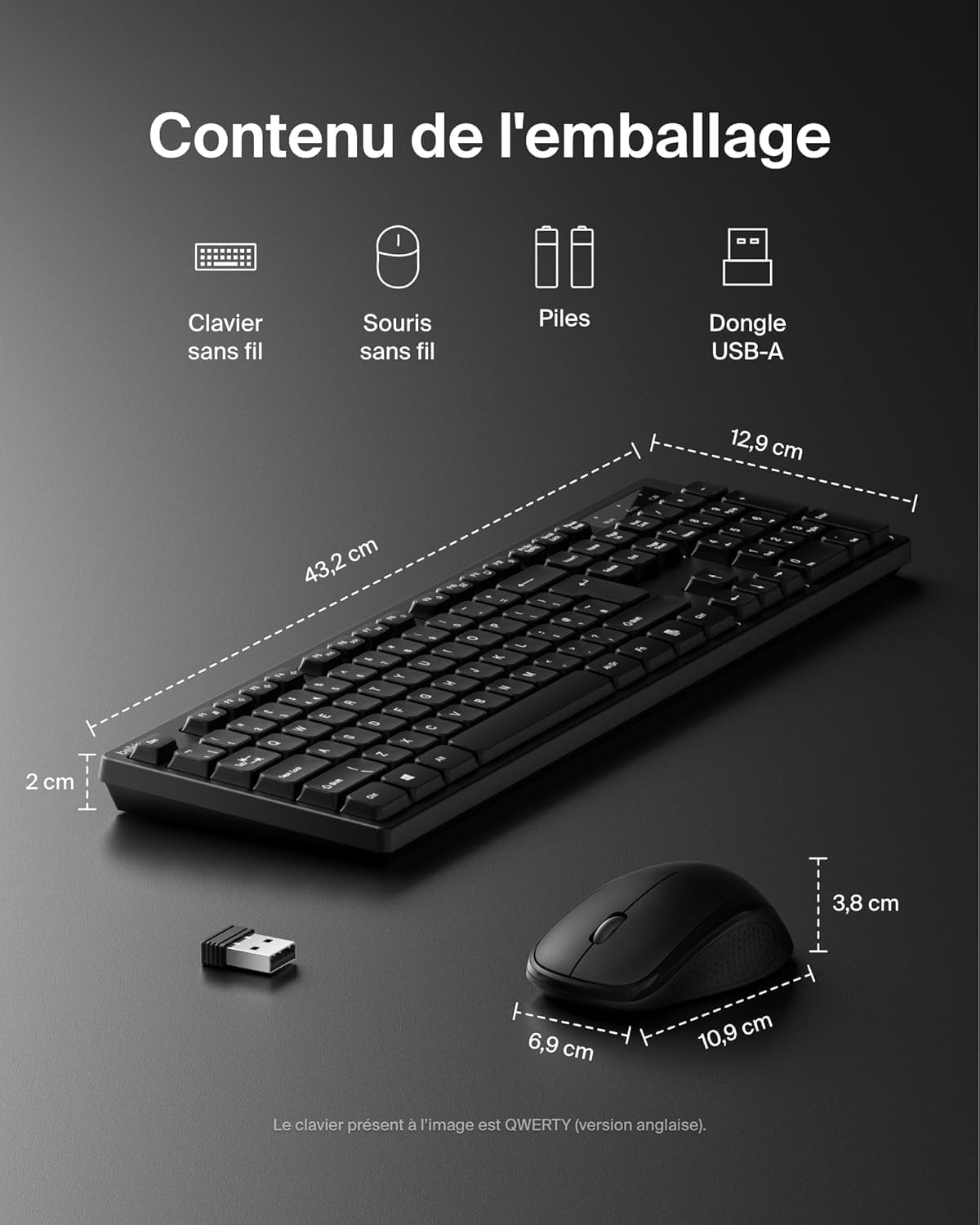BELKIN Wireless Keyboard and Mouse (FR)