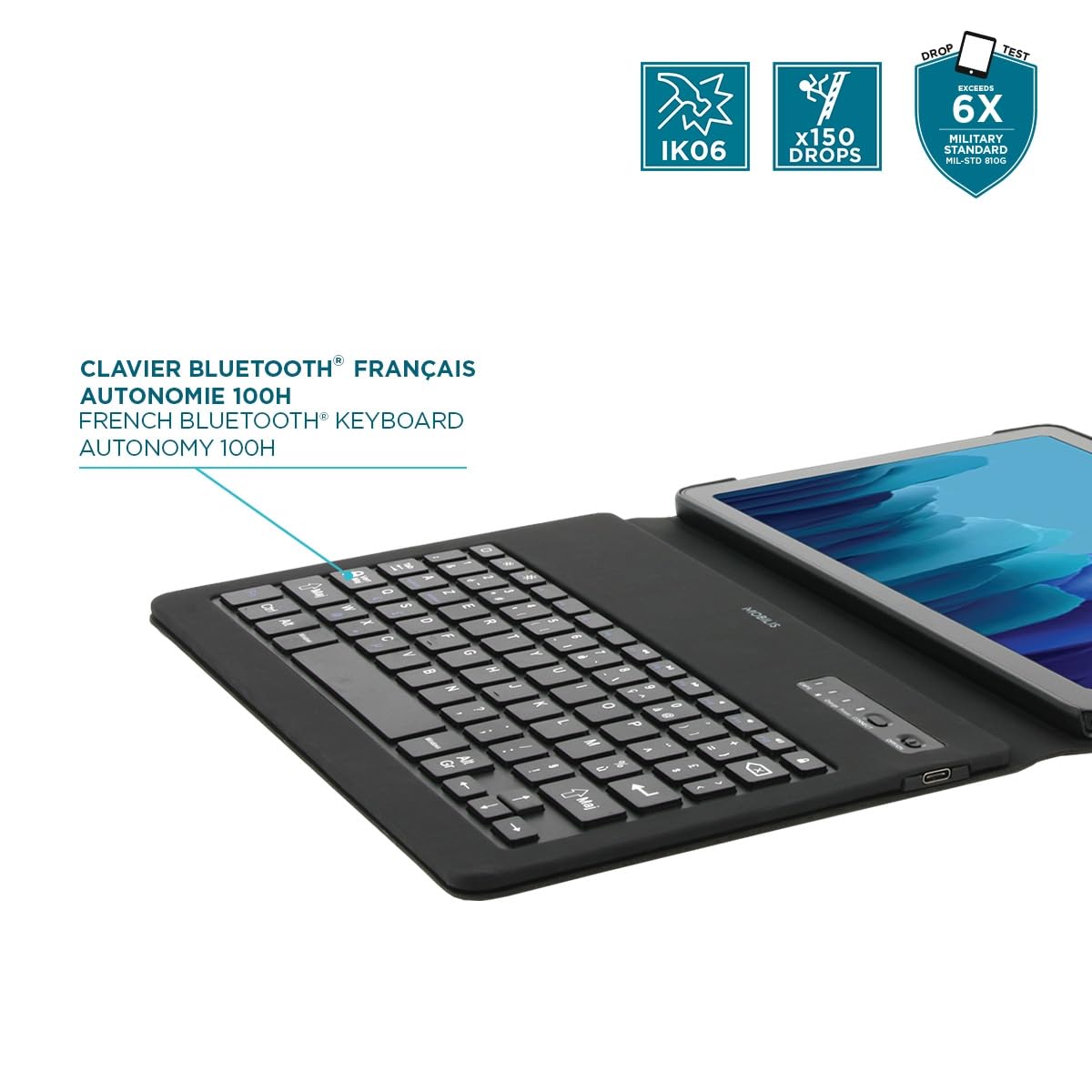 Case Tab A9+10.9 Fr Bluetooth Keyboard