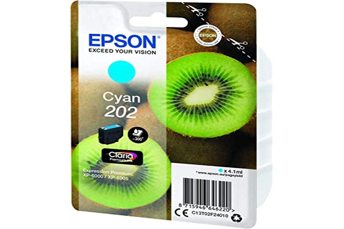 EPSON 1LB 202 Cyan Ink Cartridge sec w/s
