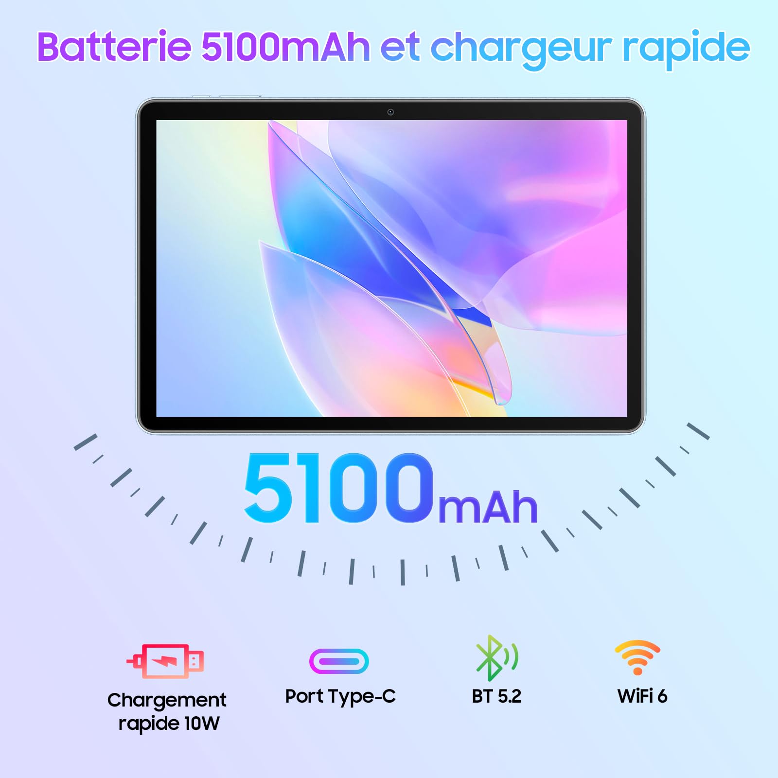 Blackview TAB 30 WiFi (WiFi 6 - 10.1'' - 64 Go, 2 Go RAM) Gris