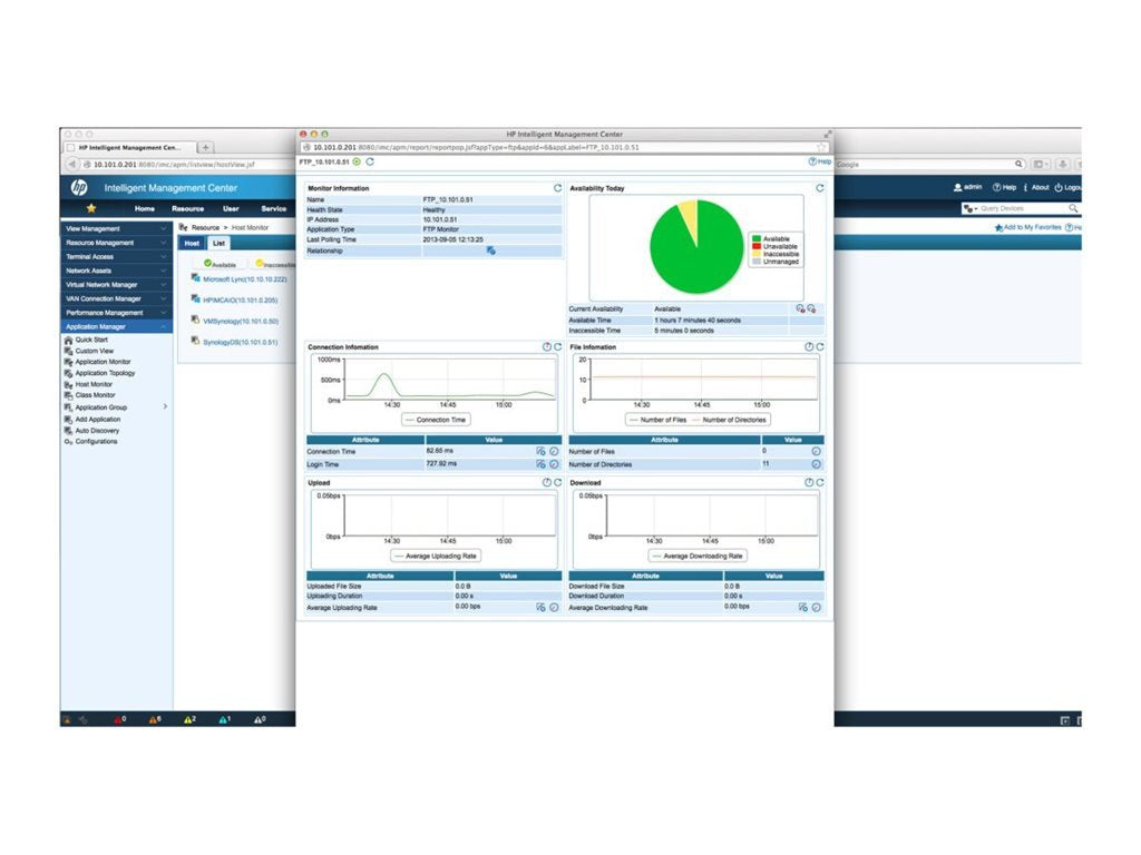HPE IMC APM S/W Module w/25-monitor E-LT