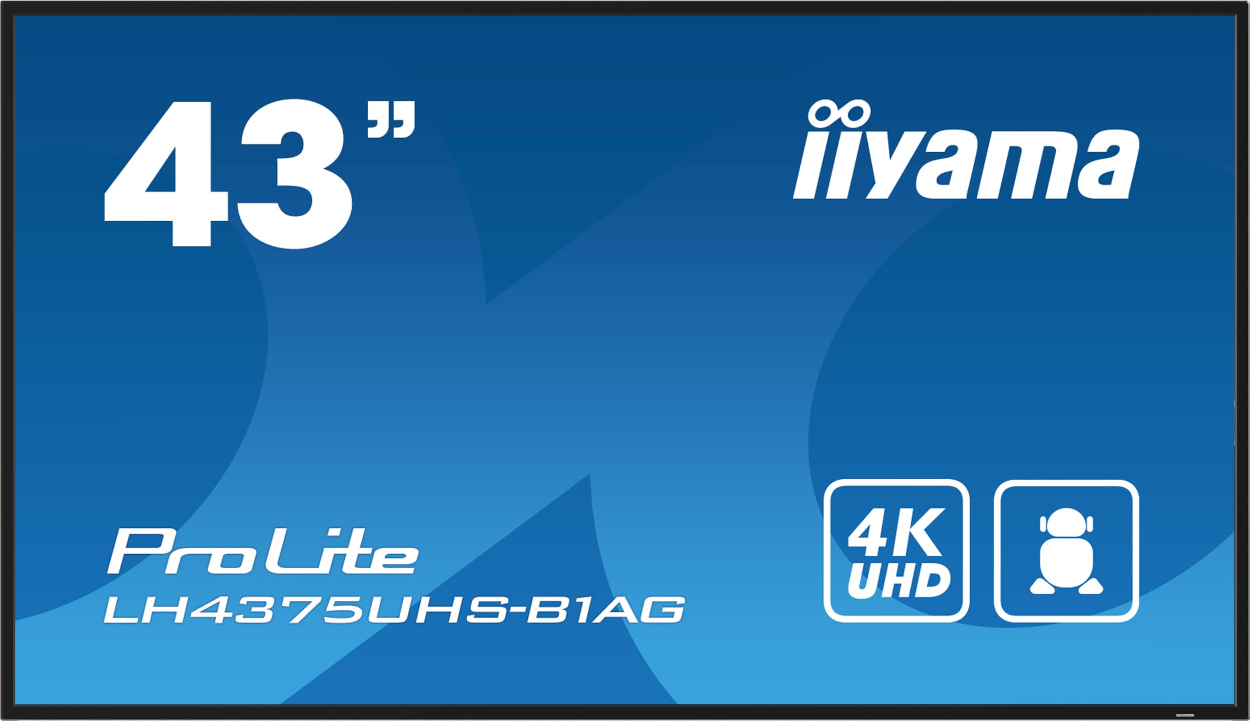 IIYAMA- Afficheur professionnel 43   LH4375UHS-B1AG