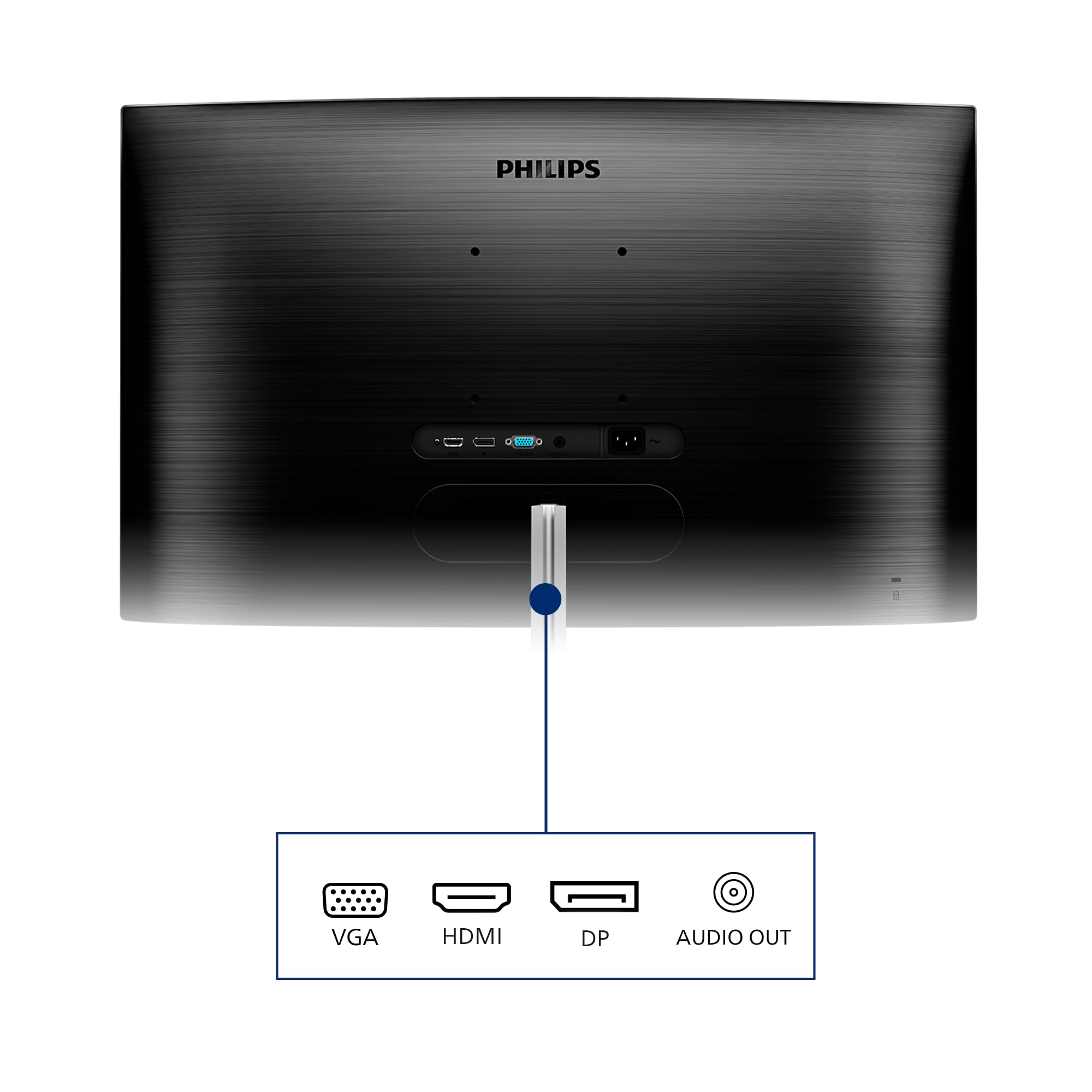 PHILIPS 325E1C/00 - 31.5pcs - INCURVE - QHD - MVA - VGA - HDMI - DP -AUDIO