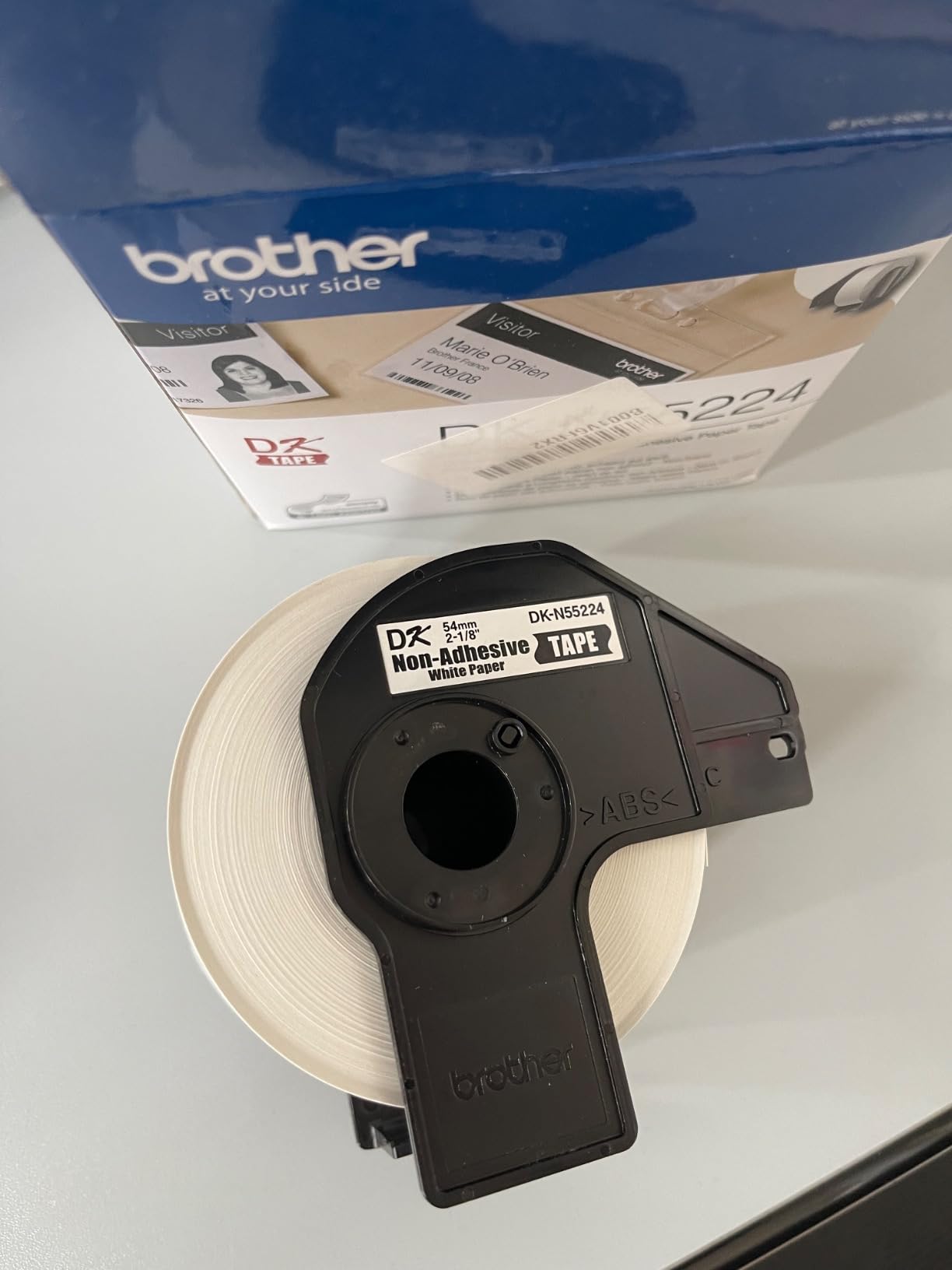 Label roll/white 62mmx36m f QL-series