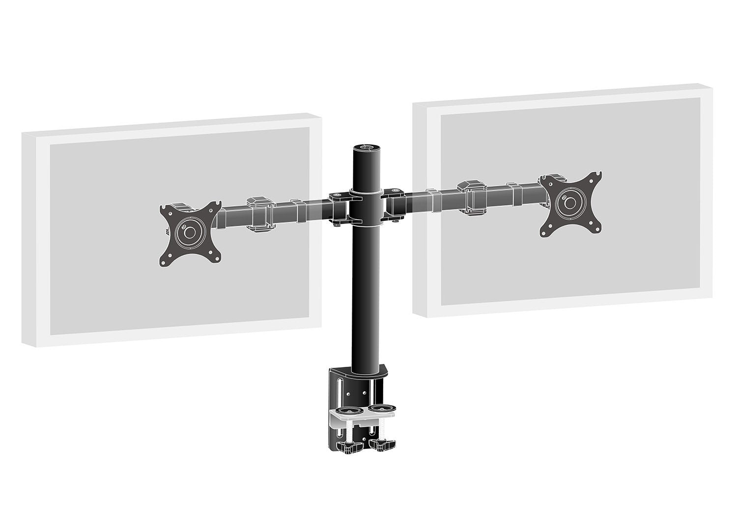 Desk Mount 10~30" VESA 75x75/100x100mm
