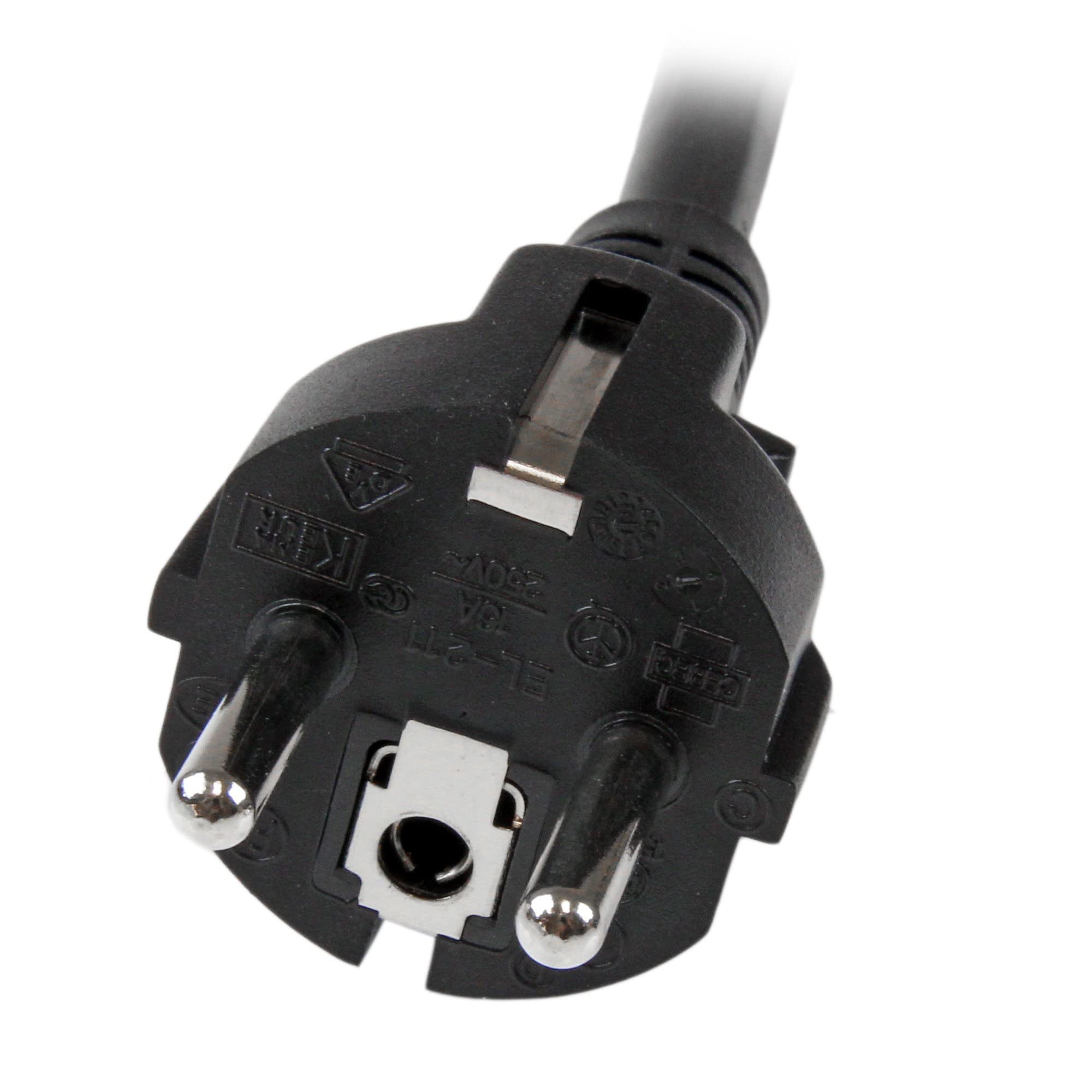2m Computer Power Cord - Schuko to C19