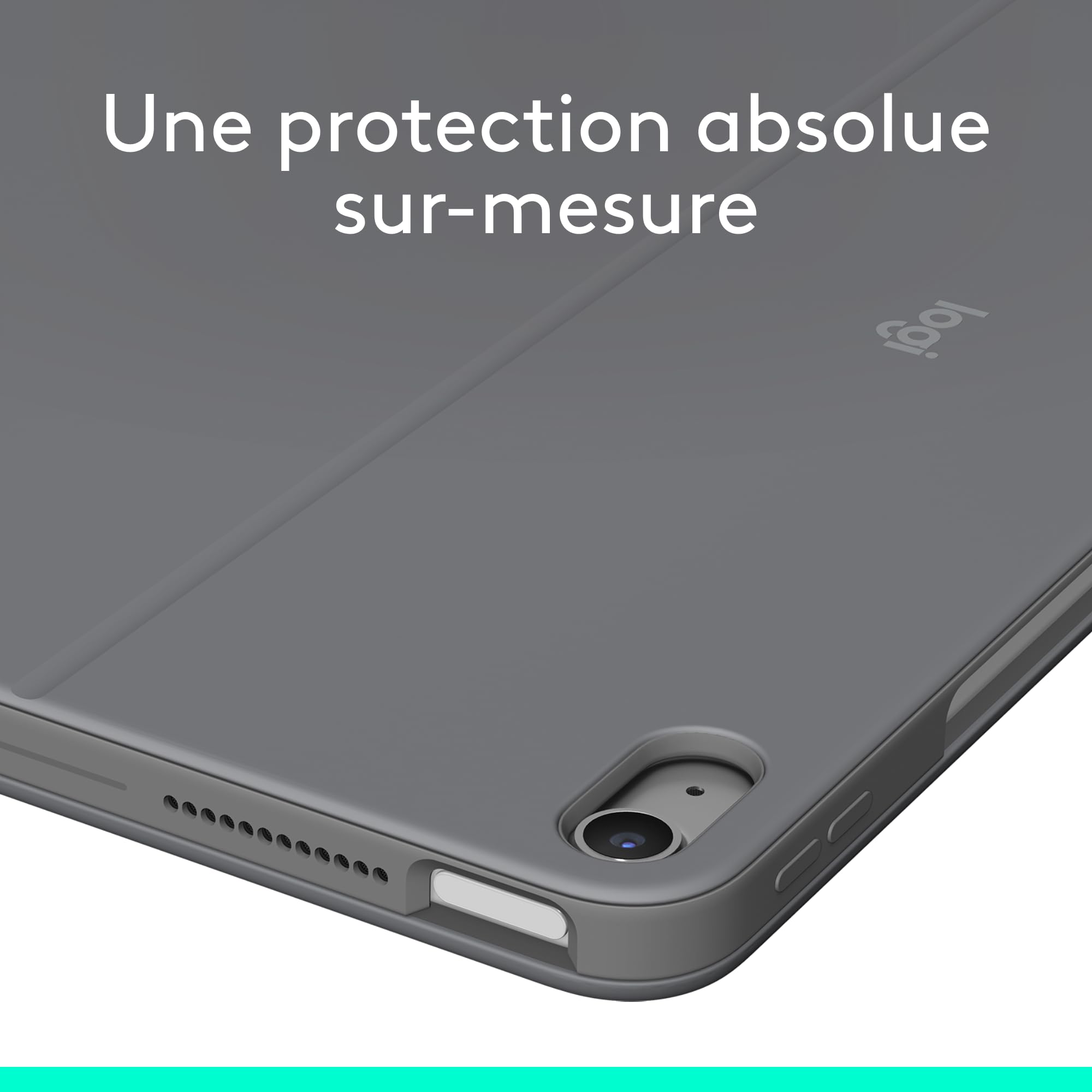 LOGITECH Combo Touch for iPad Air 13p M2 OXFORD GREY (FRA)