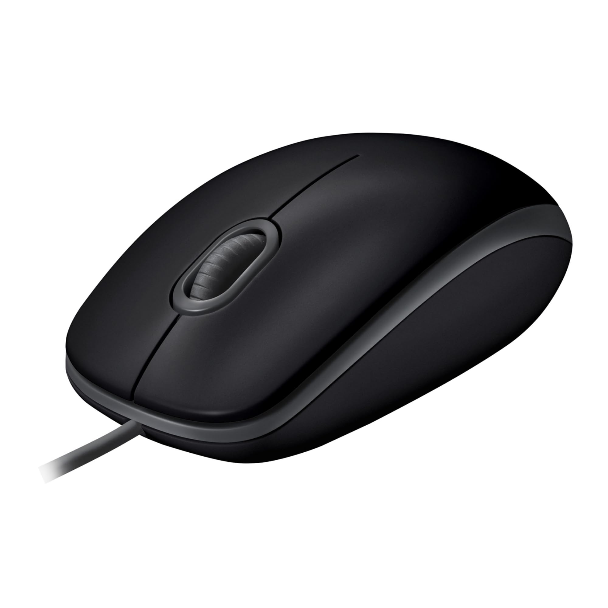 LOGITECH B110 Silent Mouse right and left-handed optical 3 buttons wired USB