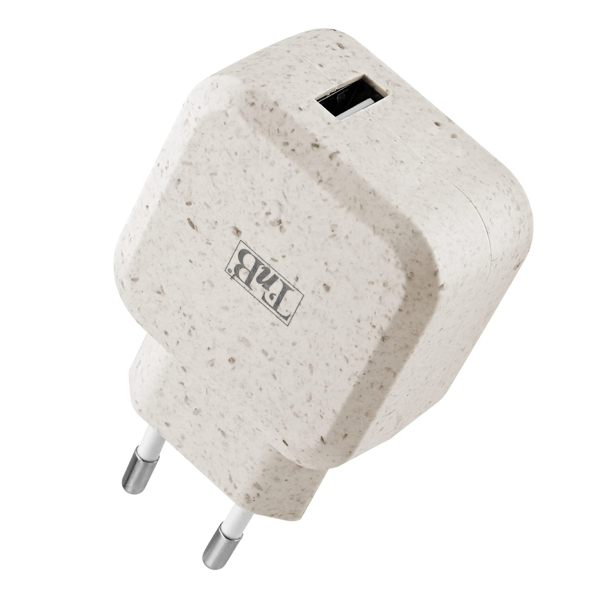 TNB USB Eco-friendly Wall Charger 2.4A Sand