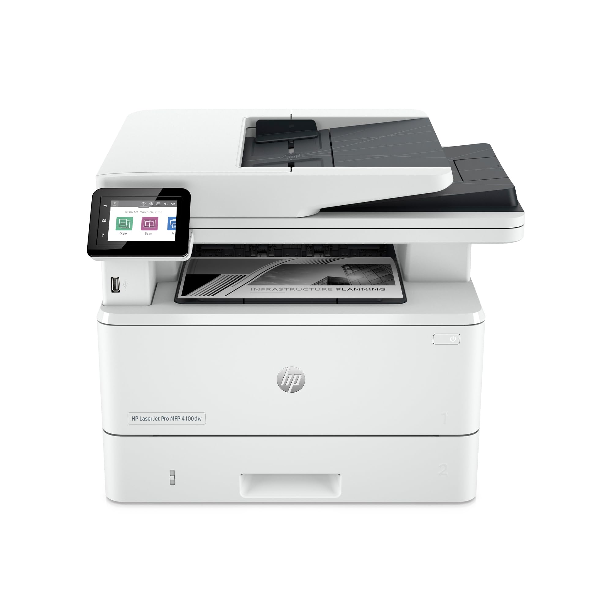 HP LaserJet Pro MFP 4102dw MFP Mono laser A4 38ppm Copy 40ppm Print 350sheets LAN Imprimante Wi-Fi USB Bluetooth