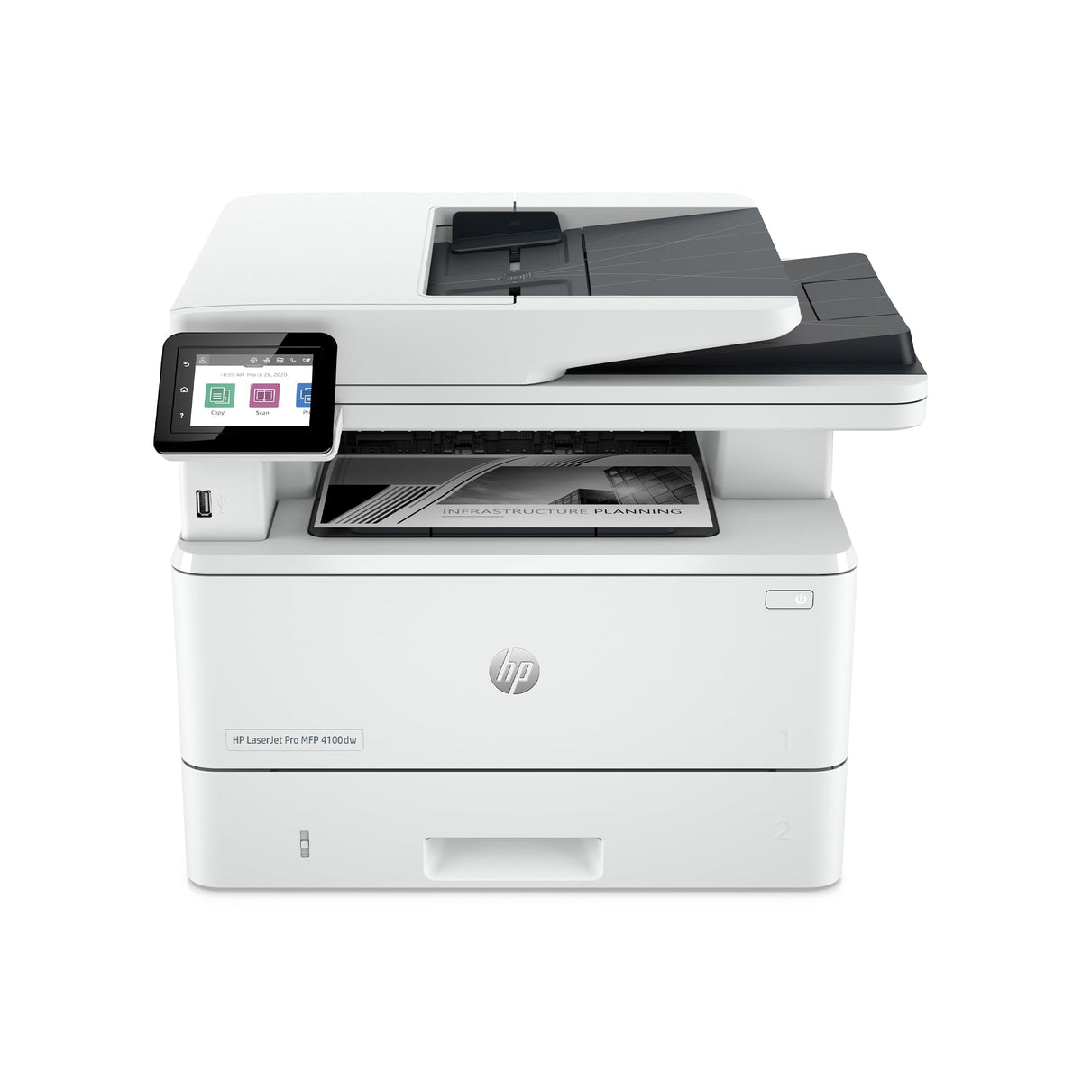 HP LaserJet Pro MFP 4102dw MFP Mono laser A4 38ppm Copy 40ppm Print 350sheets LAN Imprimante Wi-Fi USB Bluetooth