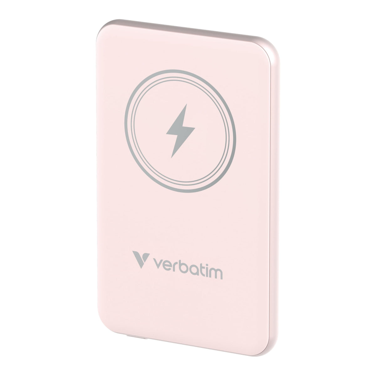 VERBATIM CHARGE N GO MAGNETIC WIRELESS POWER BANK 5000 PINK WCF (P)
