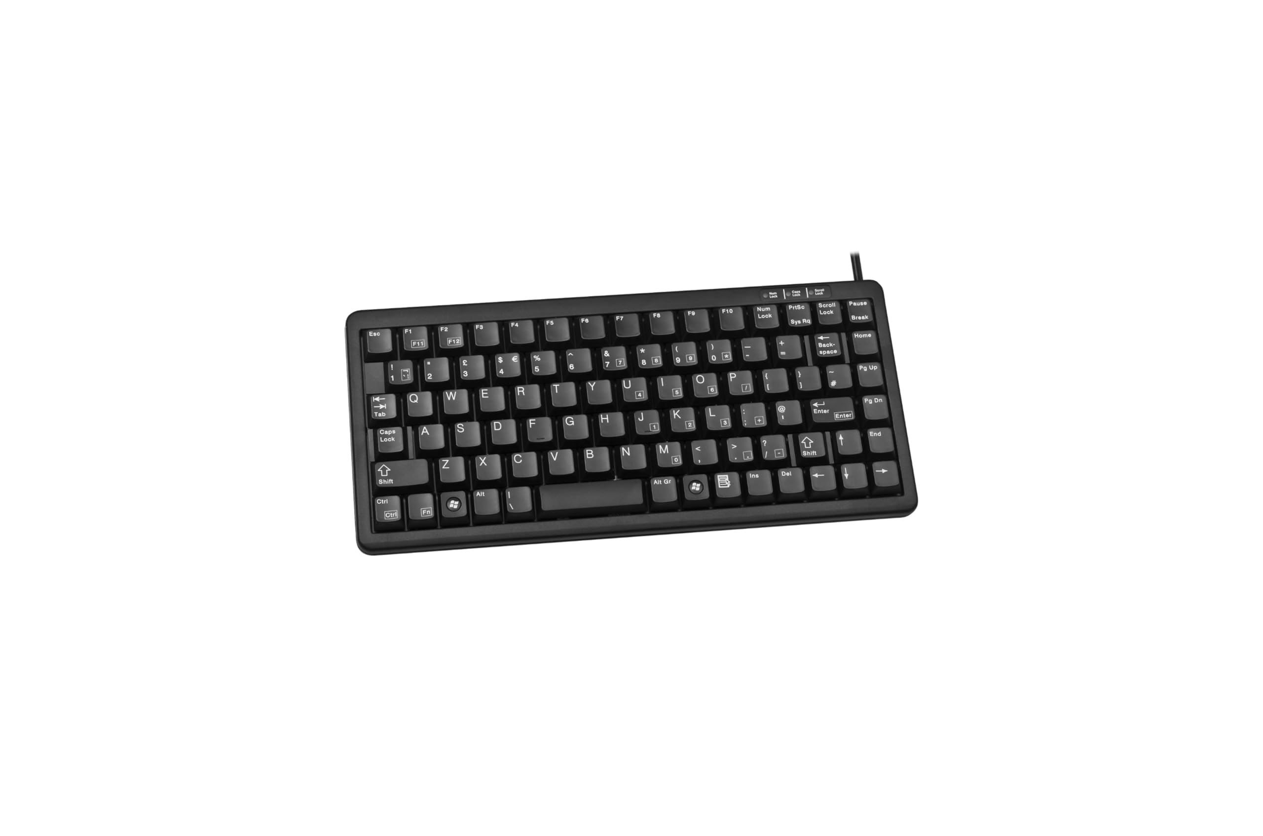 CHERRY Clavier compact G84-4100 USB/PS2 noir QWERTZ (DE)