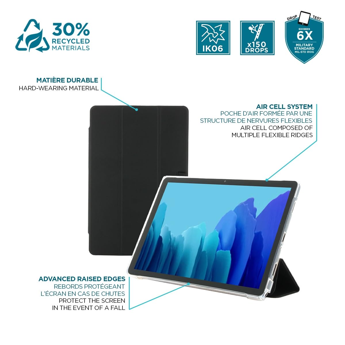 COQUE DE PROTECTION FOLIOPOUR GALAXY TAB A9+ 11++