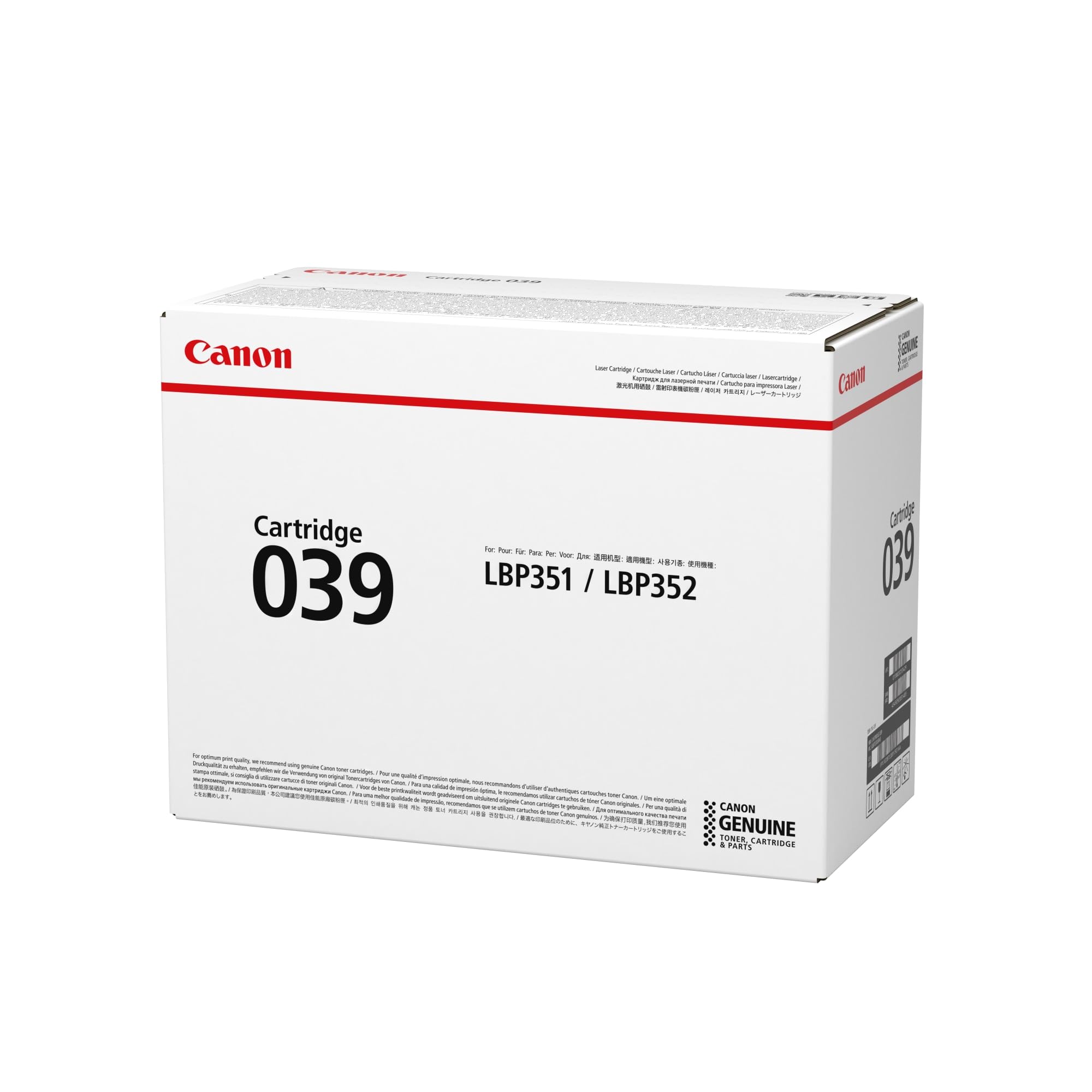 Toner/039 LBP Cartridge BK
