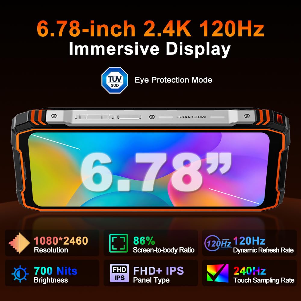 Blackview Xplore 1 (5G - 6.78'' - 256 Go, 12 Go RAM - 20000mAh) Noir