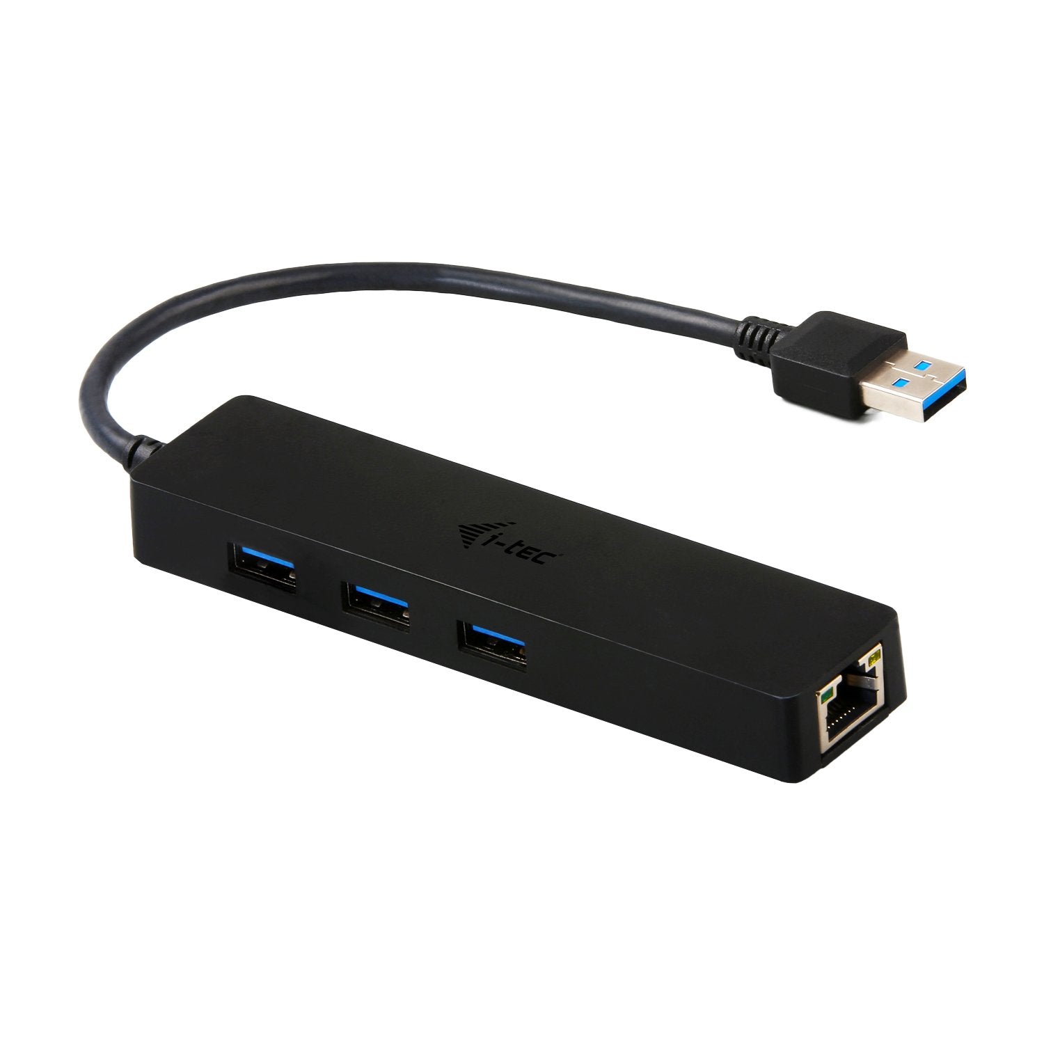 I-TEC USB 3.0 Slim HUB 3 Port with Gigabit Ethernet Adapter ideal for Notebook Ultrabook Tablet PC support Win und Mac OS