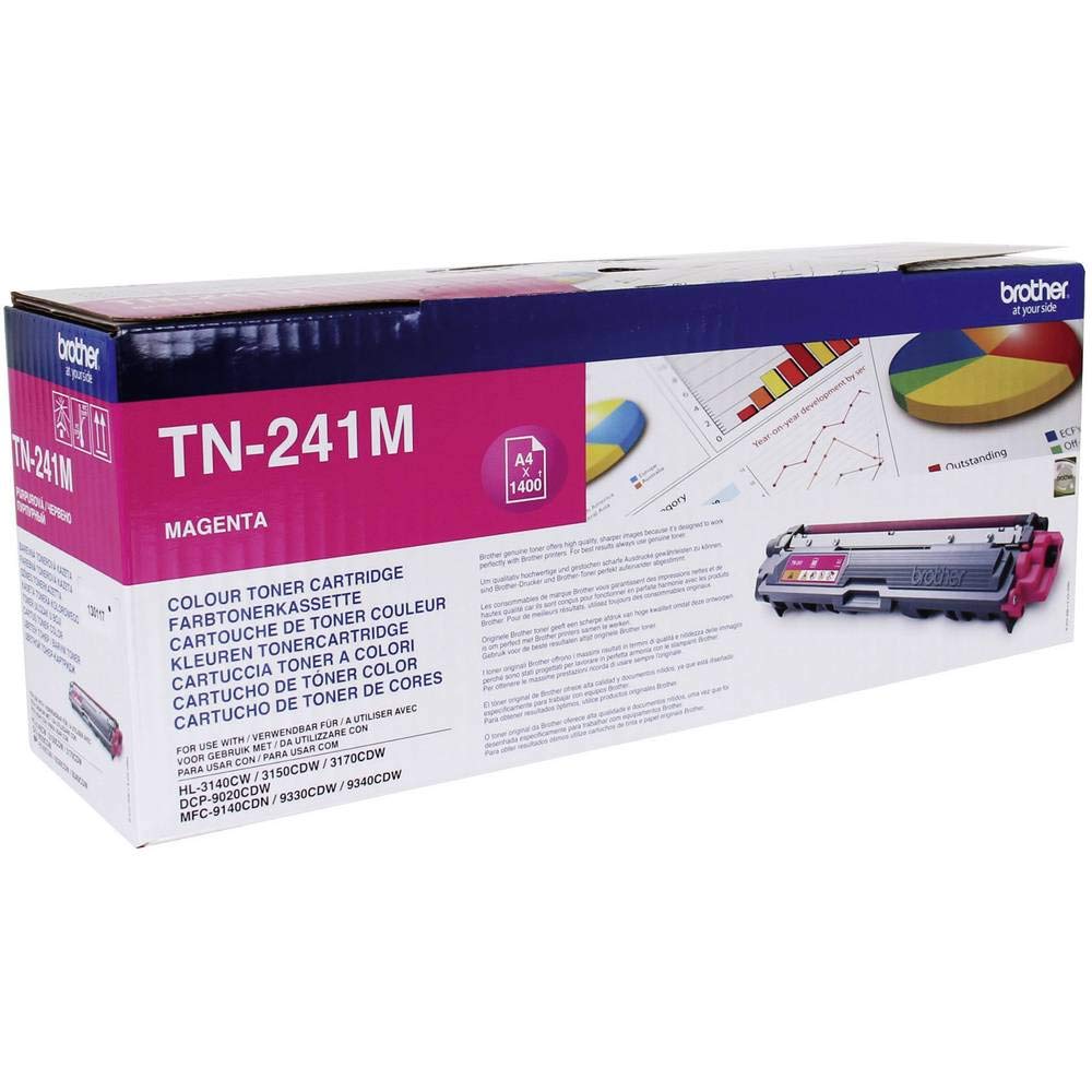 BROTHER TN241M HL-3140CW/3150CDW/3170CDW cartouche de toner magenta capacité standard 1.400 pages pack de 1