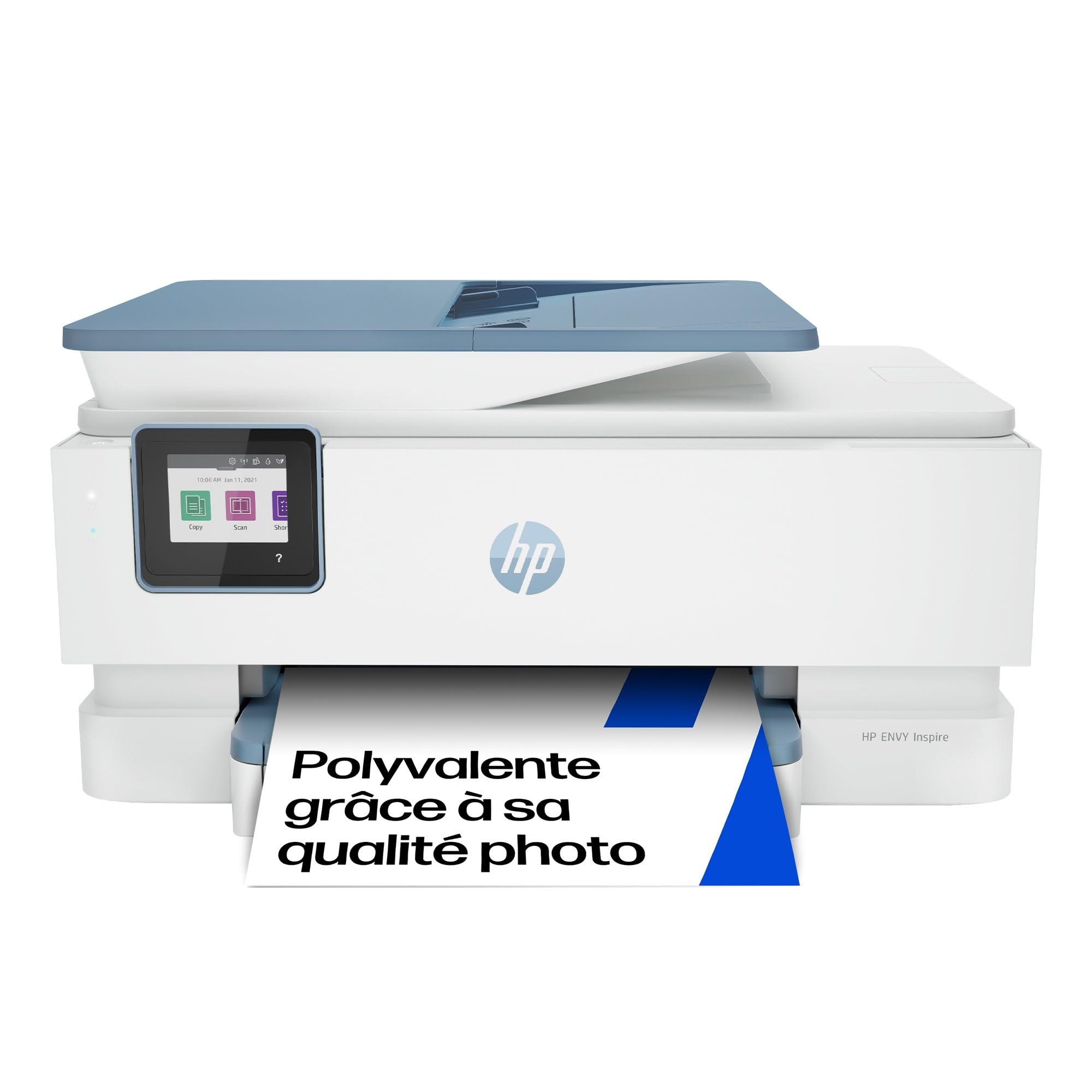 HP ENVY Inspire 7921e All-in-One MFP colour inkjet 216x297mm A4 13ppm Copy 15ppm Print 125sheets USB Wi-Fi Bluetooth surf blue