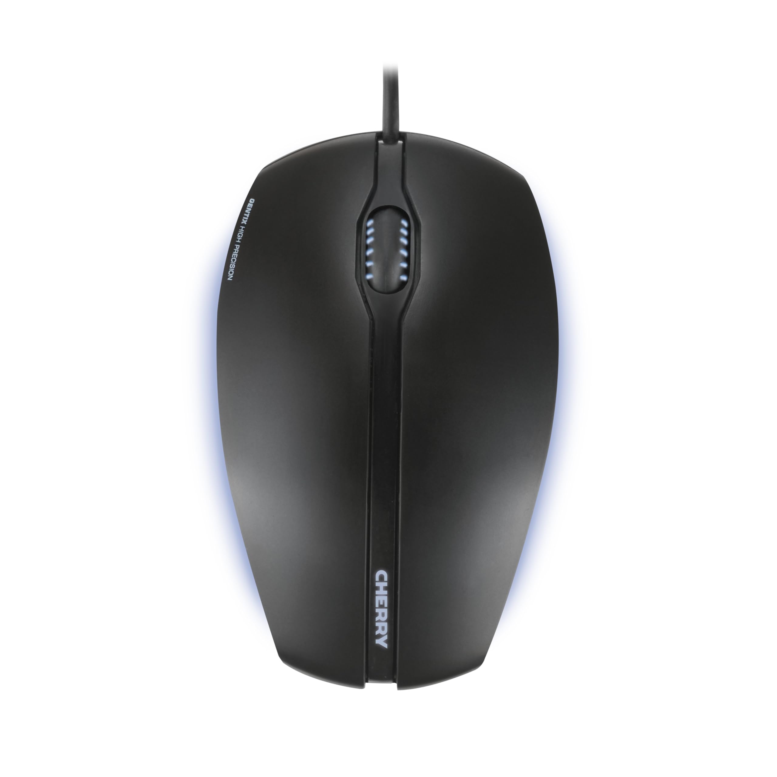 CHERRY Souris Gentix Illuminated USB bleue/noire