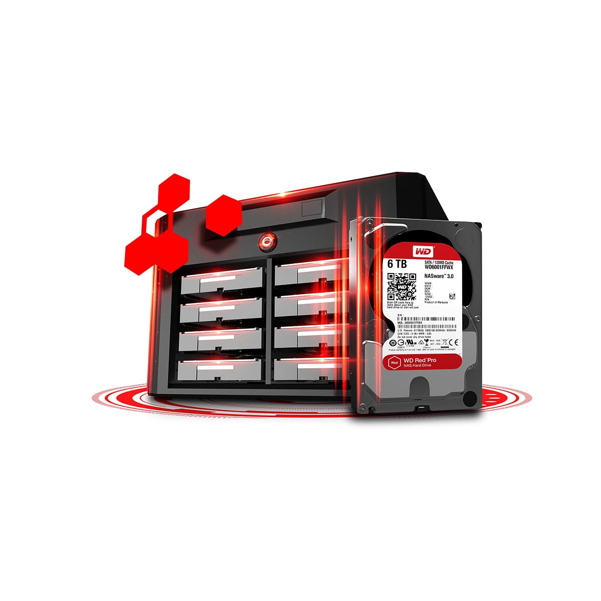 WD Red Pro NAS 24To SATA 6Gb/s HDD 3.5p internal
