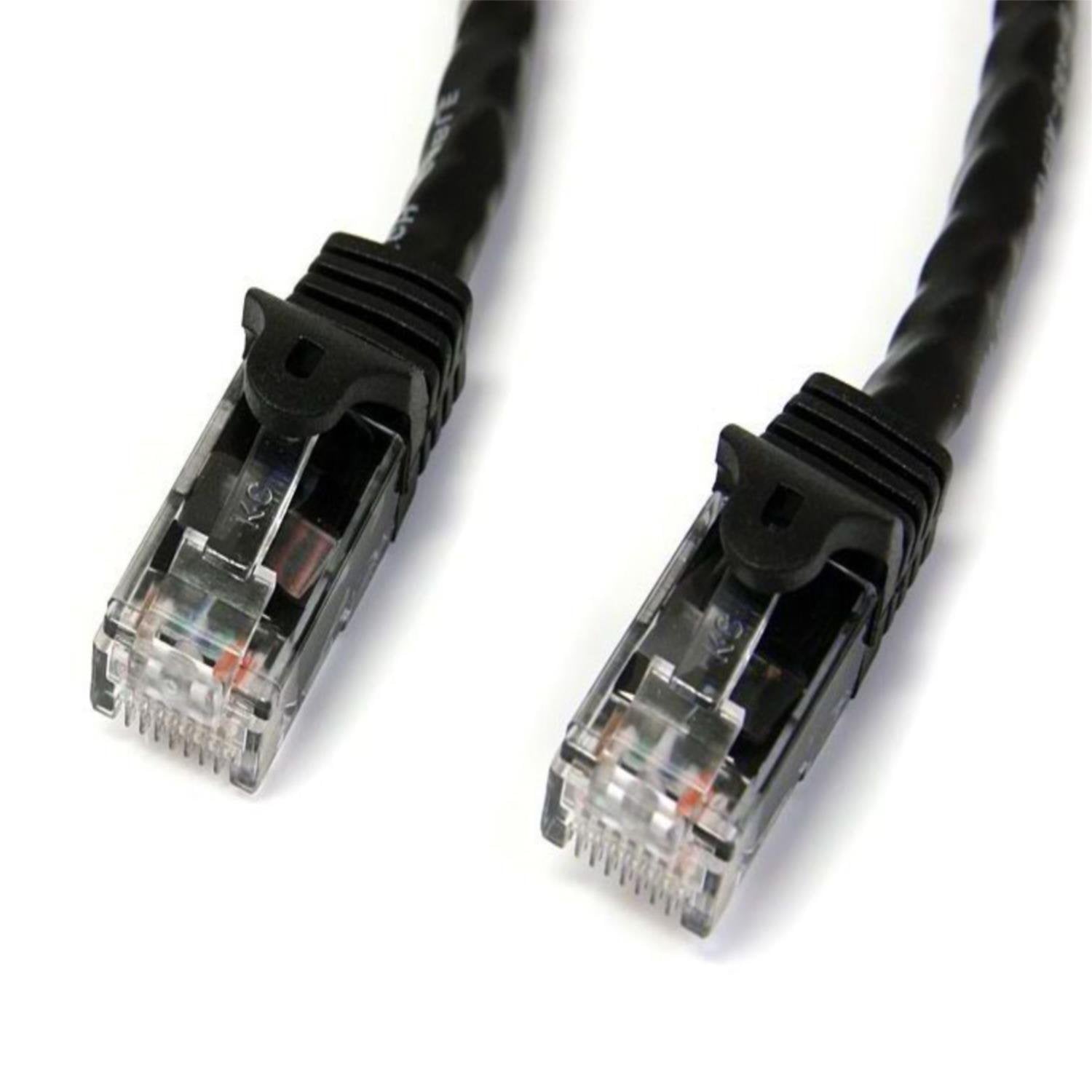 1m Black Snagless Cat6 UTP Patch Cable