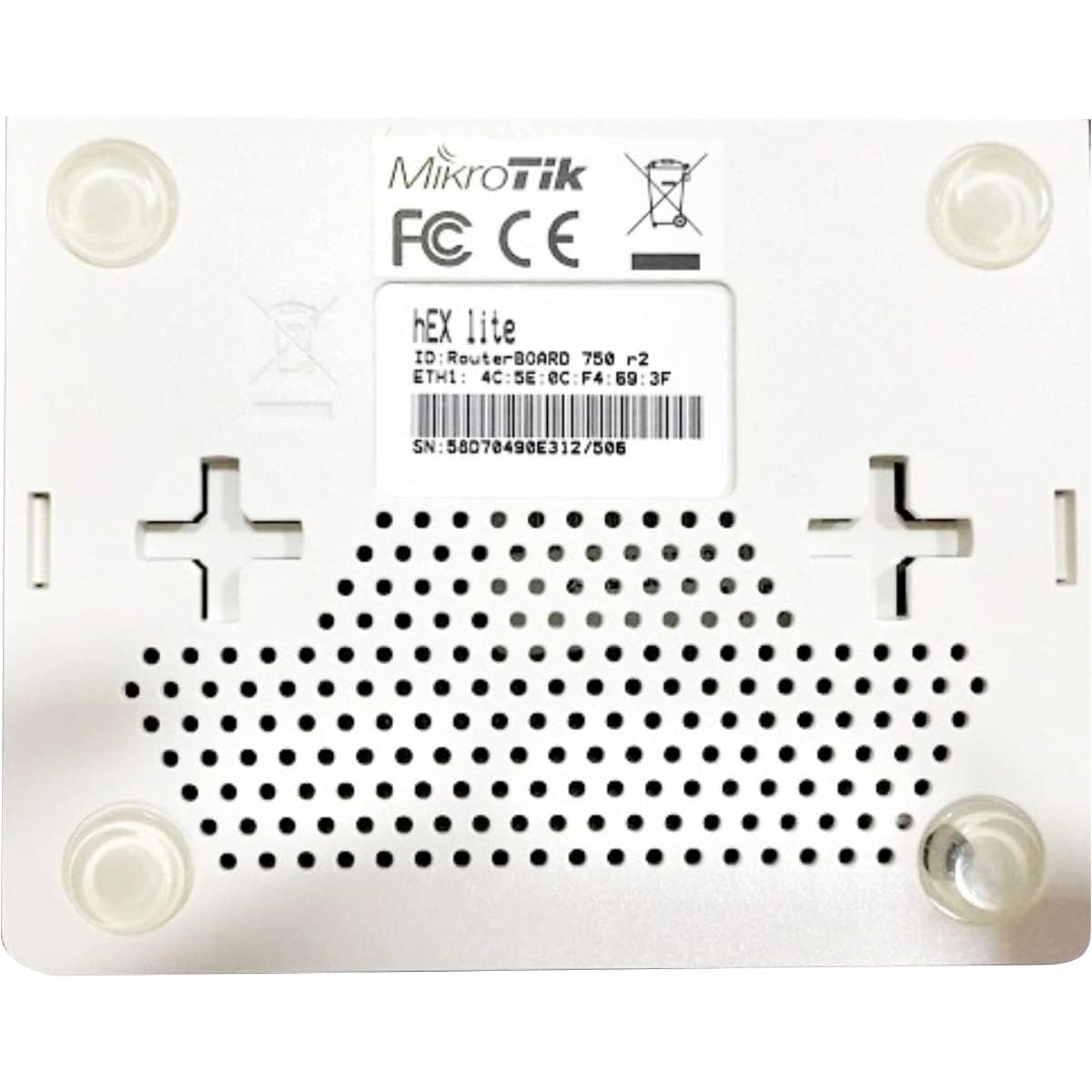 Mikrotik hEX lite Routeur connecté Blanc