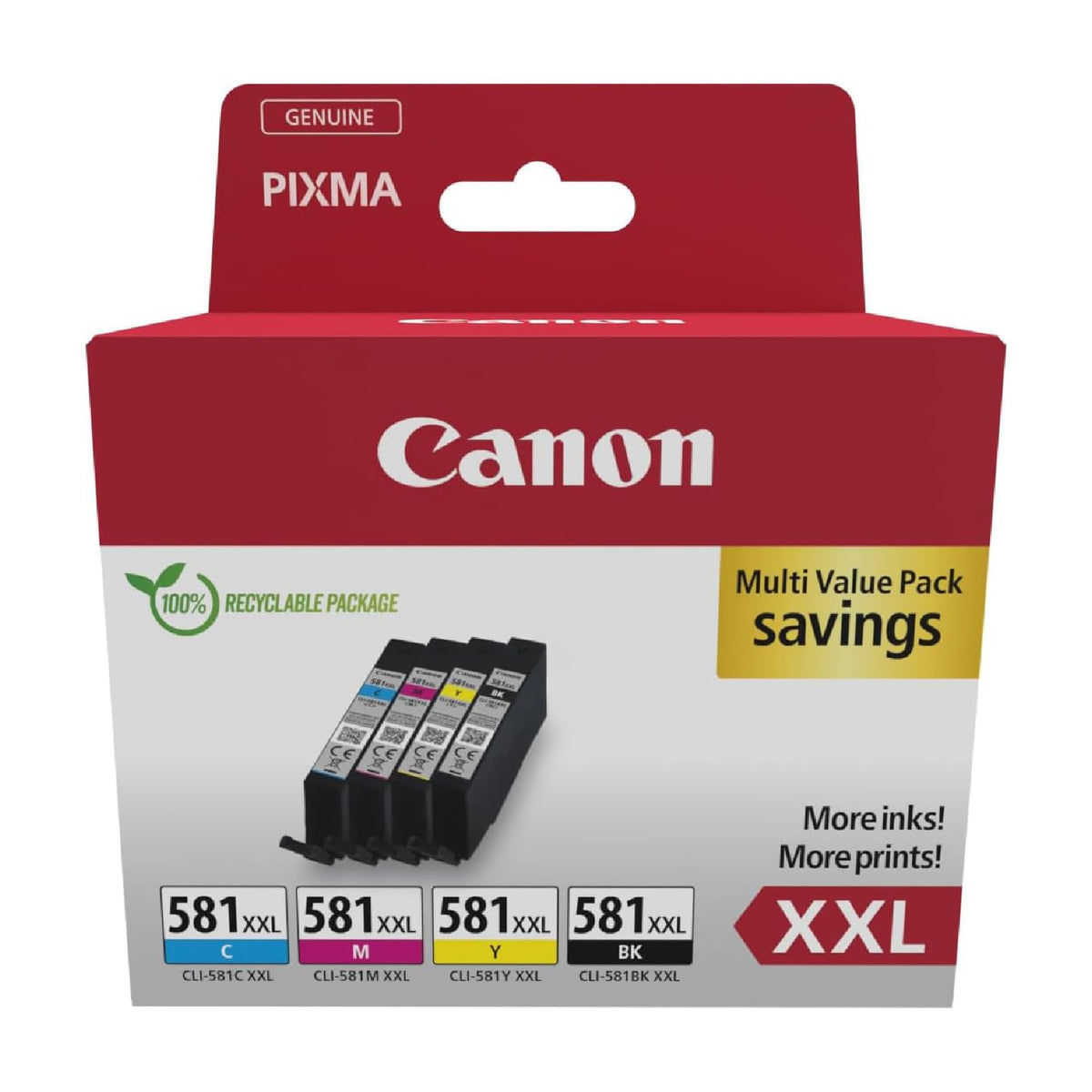 CANON CLI-581XXL Ink Cartridge C/M/Y/BK MULTI