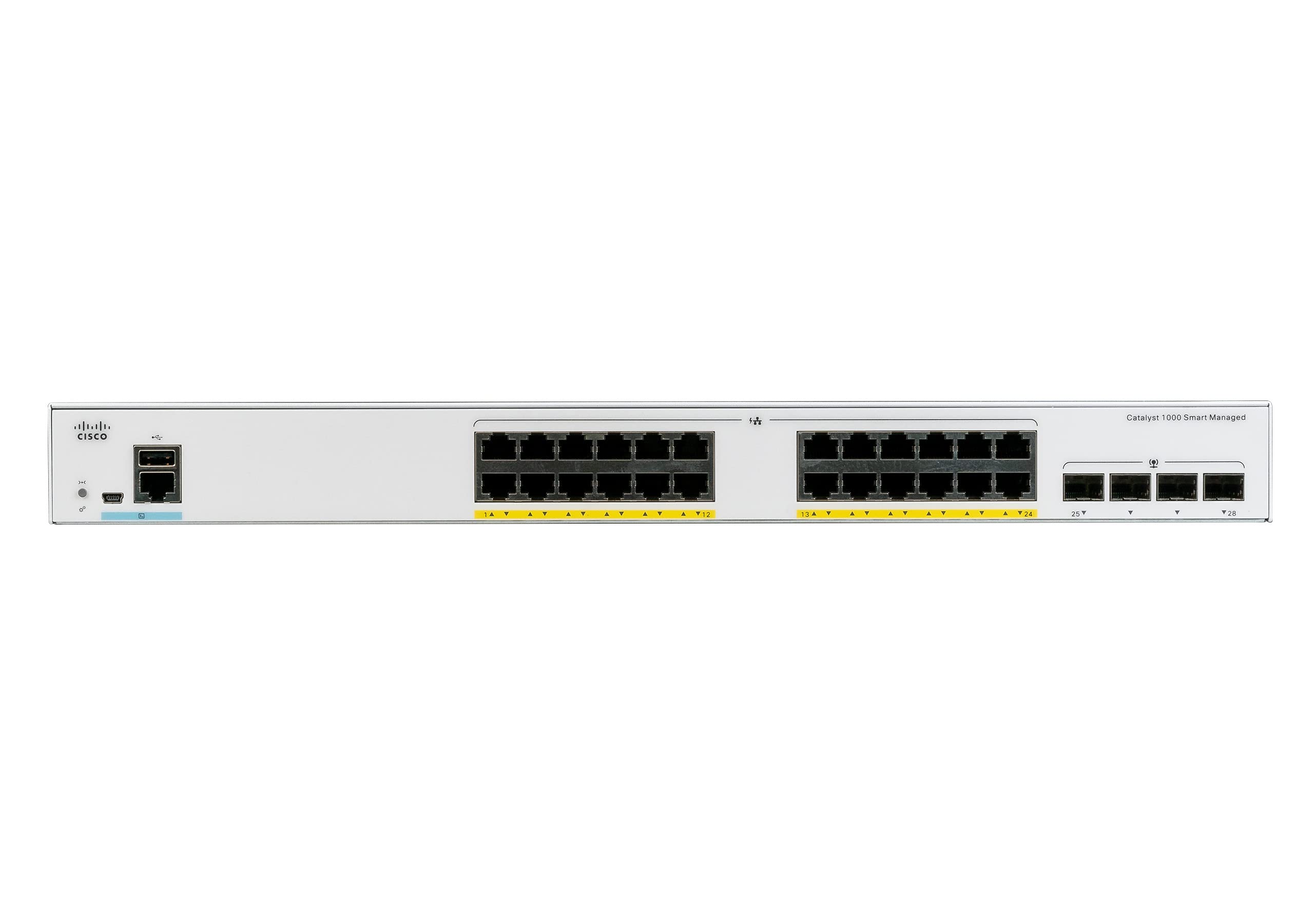 CISCO Catalyst 1000 24 port GE POE 4 x 10G SFP Remanufactured