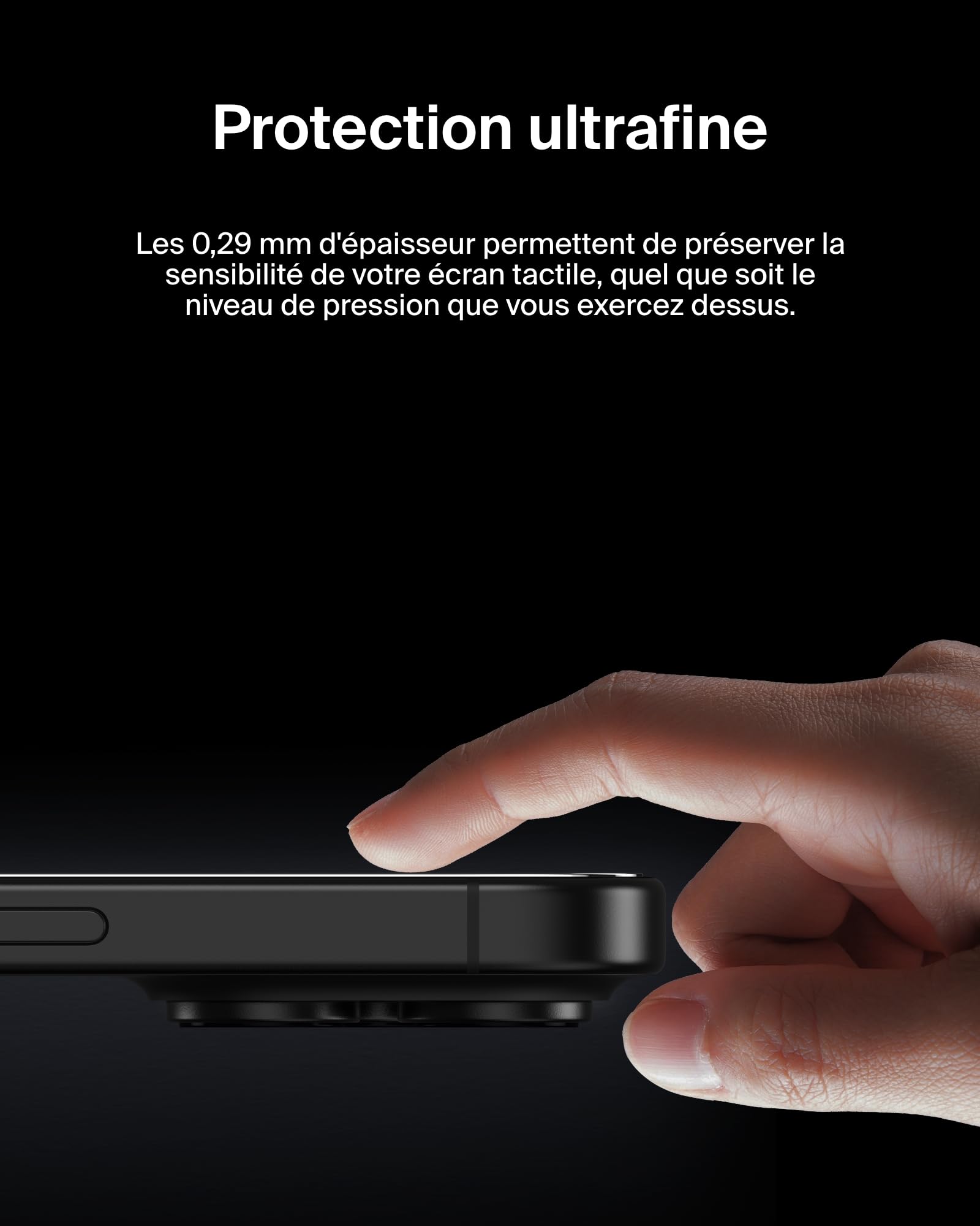 BELKIN ScreenForce Pro Invisiglass Privacy AM Screen Protector - iPhone 16 Pro Max