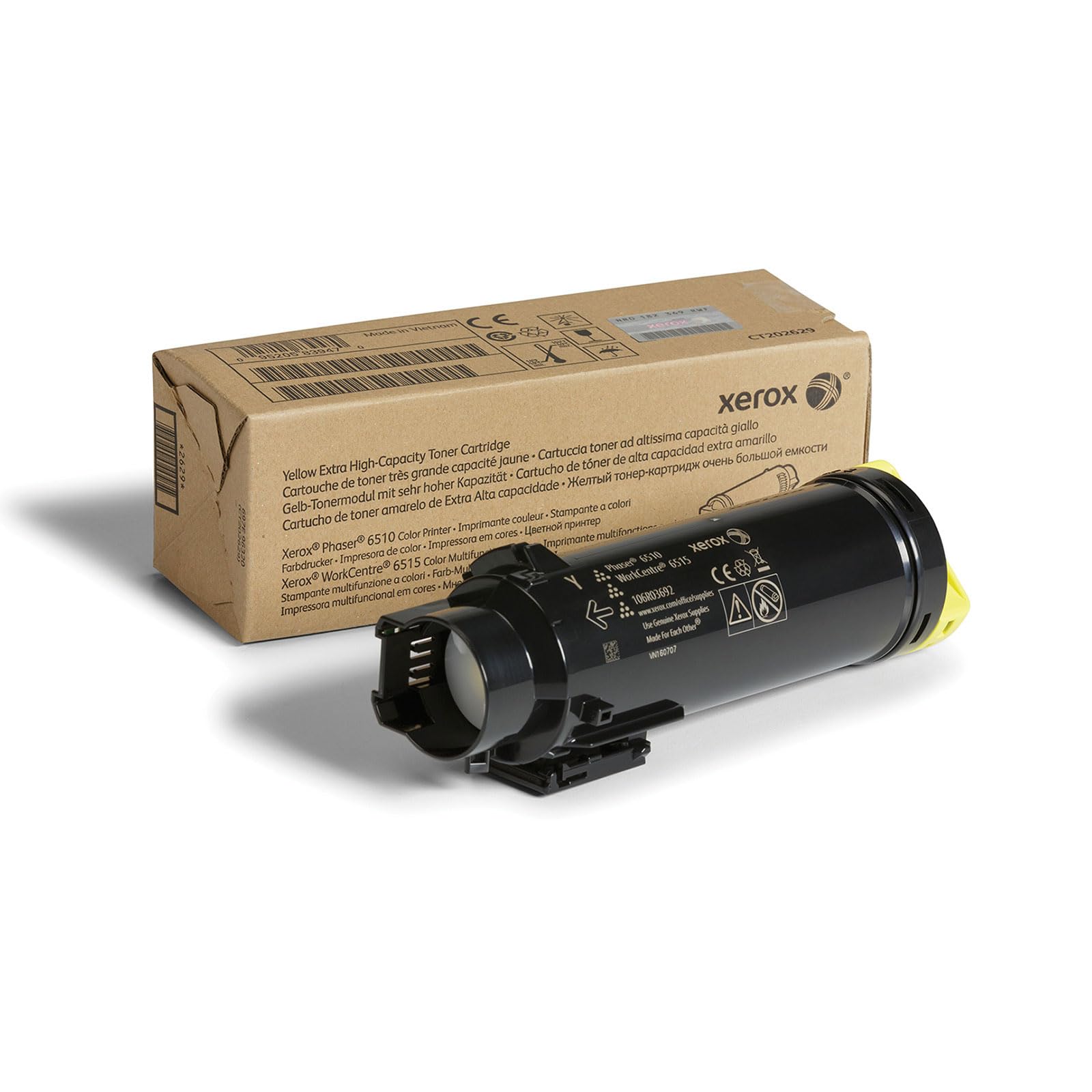 XEROX Toner Jaune Extra Haute Capacité 4.500 pages pour Phaser 6510 Workcentre 6515