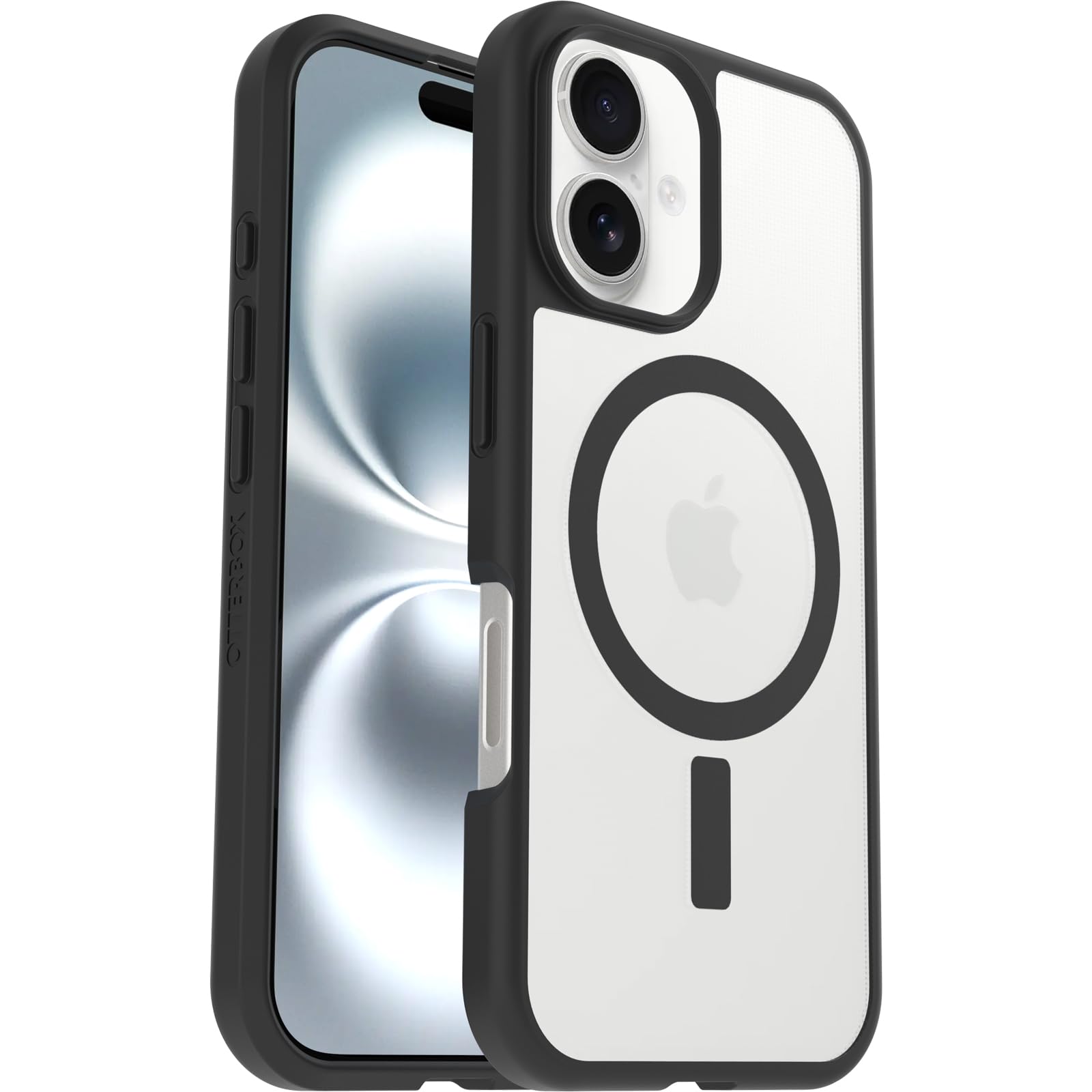 React MagSafe iPhone 16 CLR/BLK POLYBAG