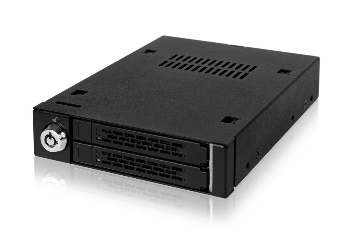 ICY DOCK Rack amovible MB992SK-B 2 disques SATA 2.5"