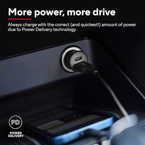 TRUST Chargeur voiture MAXO 38W 1x USB-A & 1x USB-C