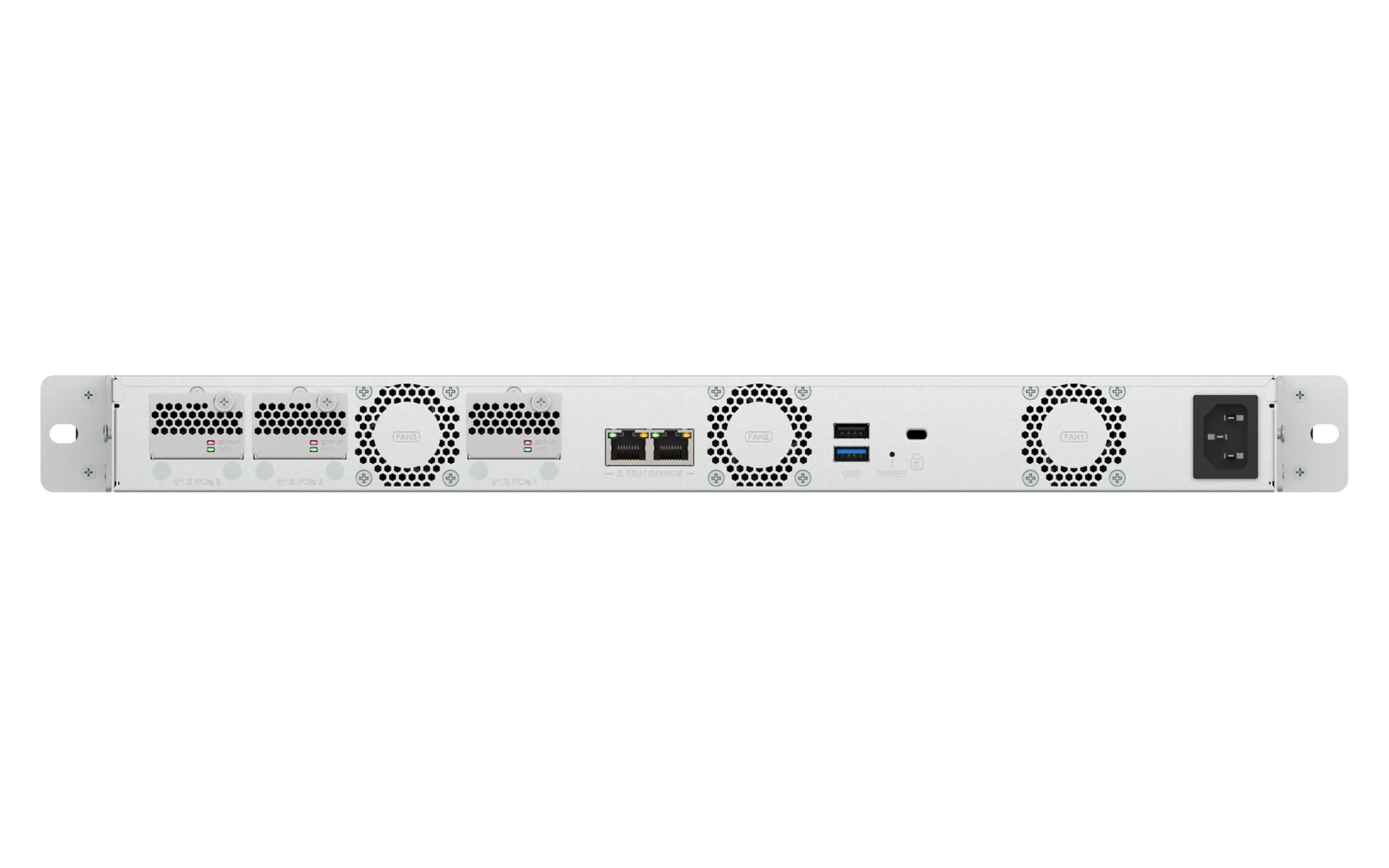 1U 4-bay 3.5" SATA+3 x E1.S/PCIe M.2