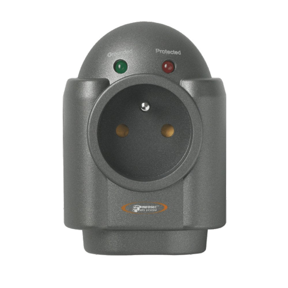 INFOSEC Prise S1 LAN parafoudre et surtension RJ45 1 prise