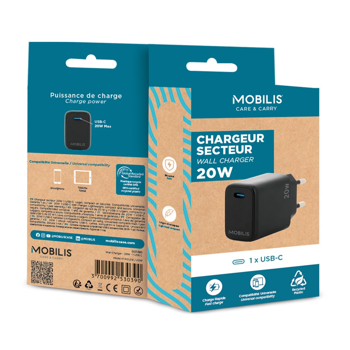Wall Charger - 20W - 1 USB C