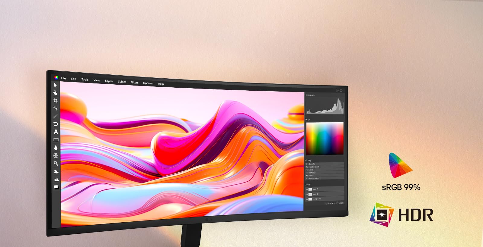 LG UltraWide- 5 ms GtG WQHD 3440 x