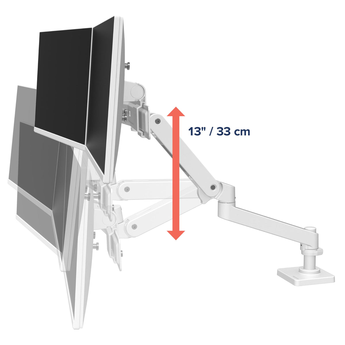 LX PRO ARM DUAL DIRECT DESK MOUNT