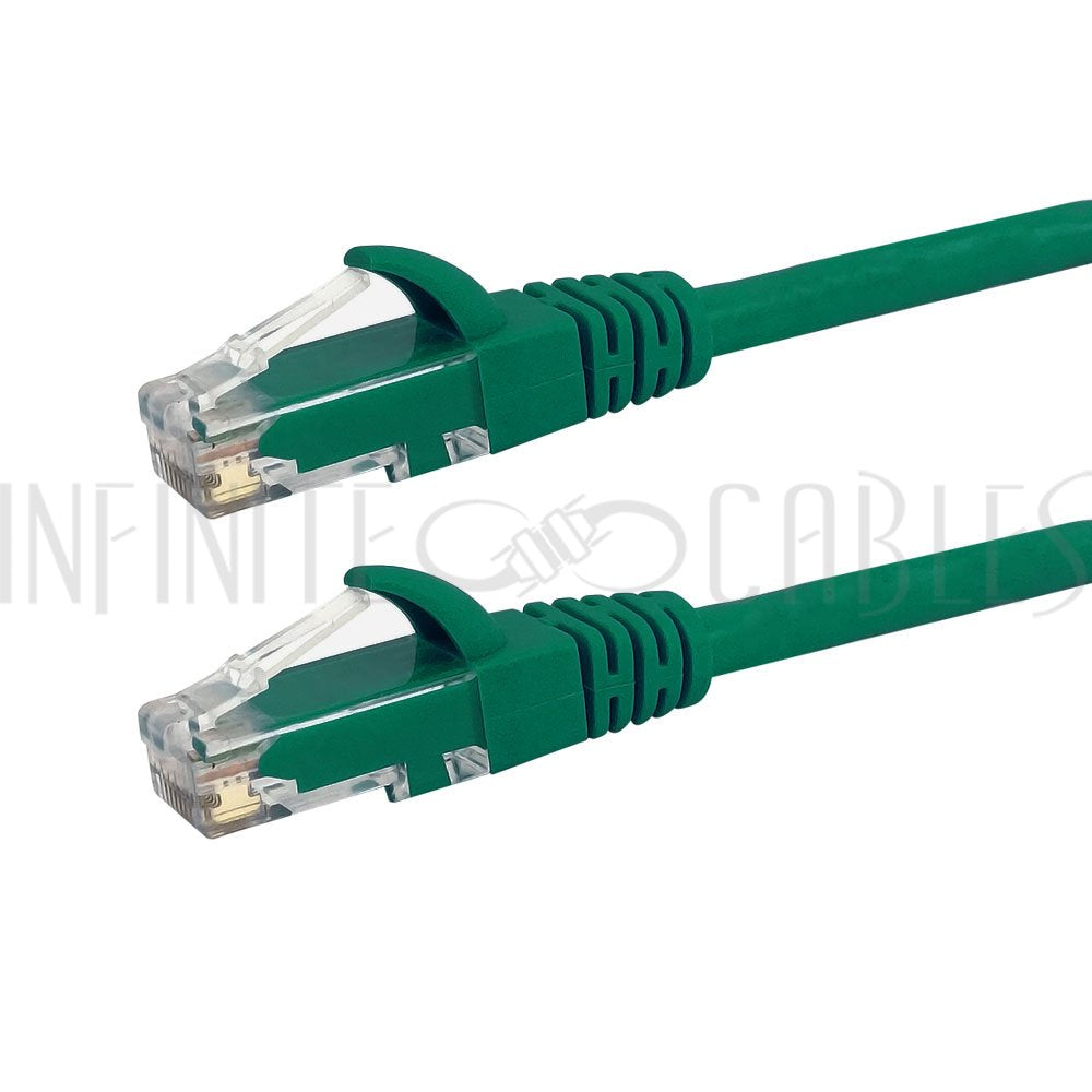 Cordon RJ45 catégorie 6A F/UTP LSOH snagless vert - 0,3 m