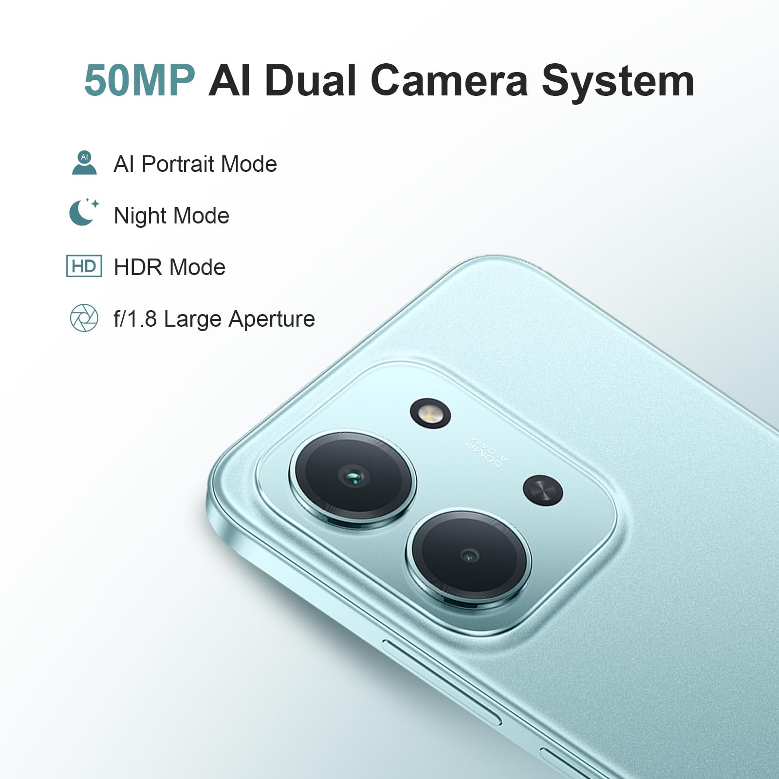 Xiaomi Redmi 15C 4G (6.9''- NFC - 128 Go, 4 Go RAM) Vert