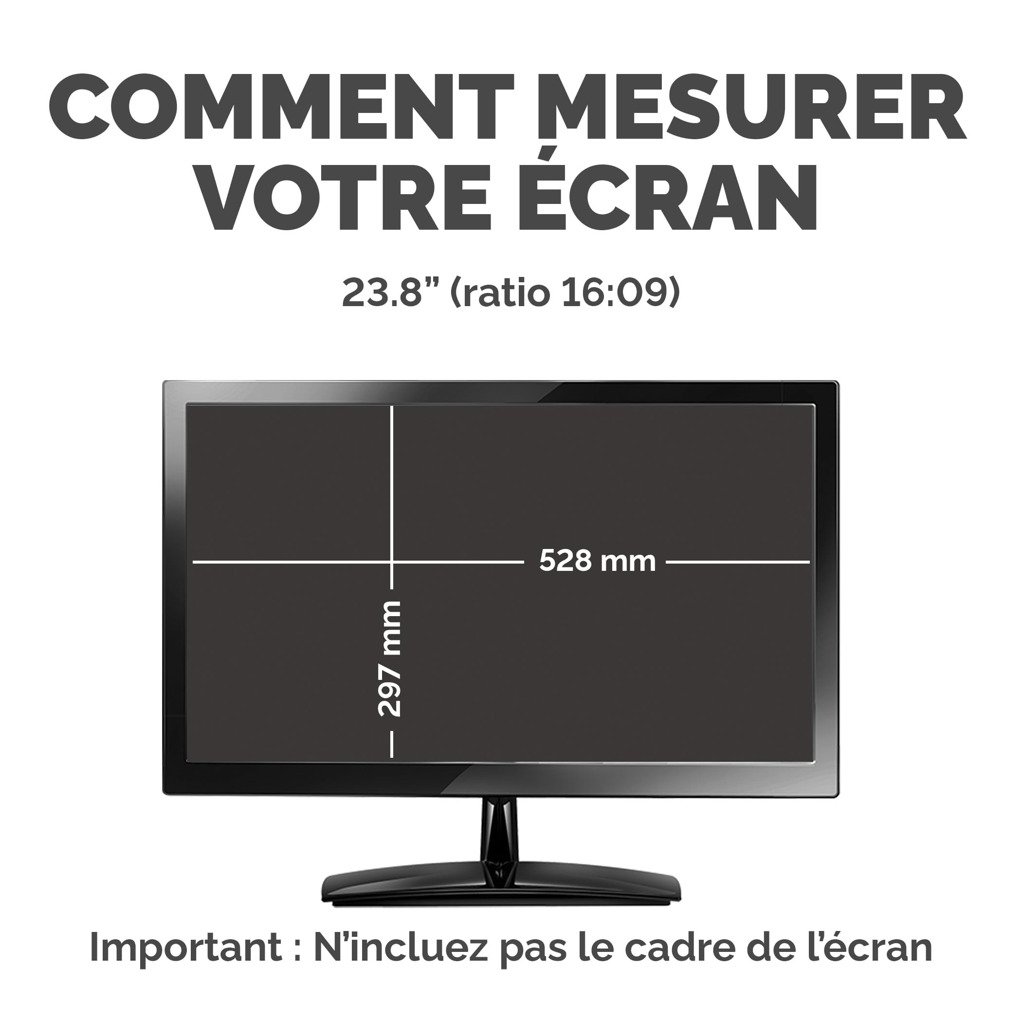 FELLOWES 23.8IN - 16.9 FILTRE PRIVASCREEN