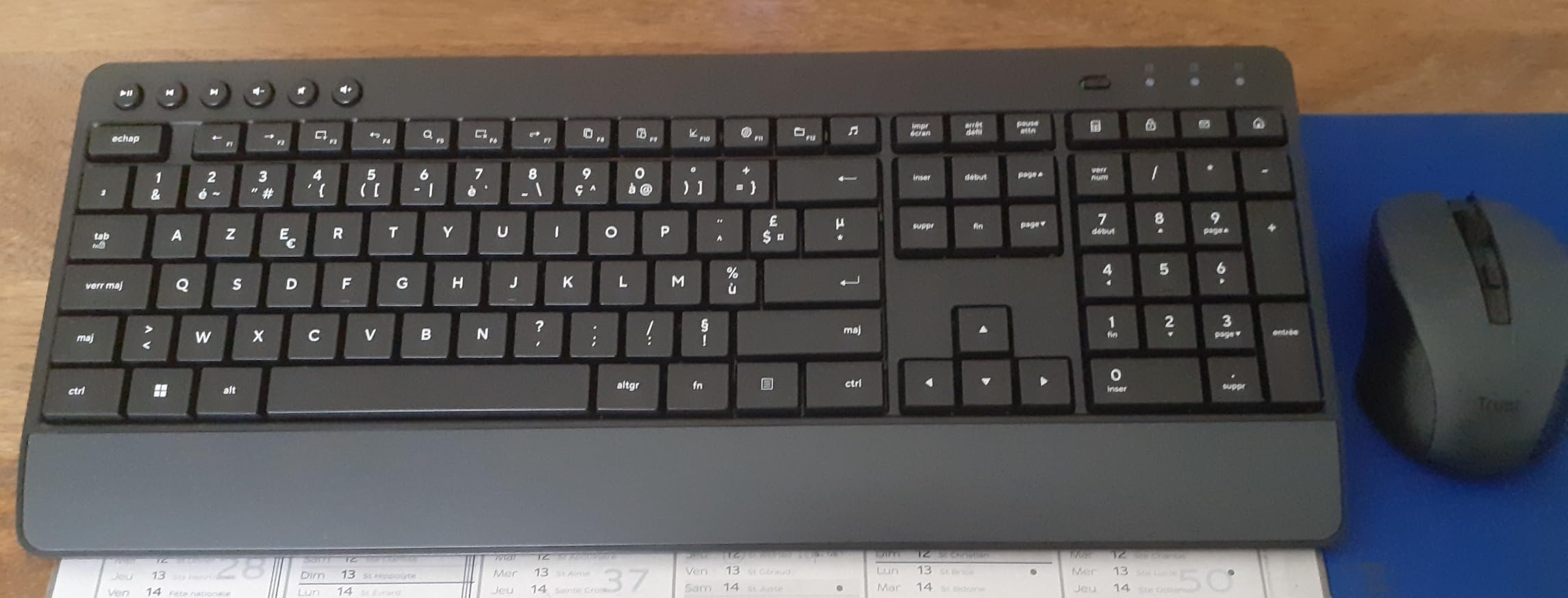 TRUST Pack clavier & souris sans fil TREZO (FR)