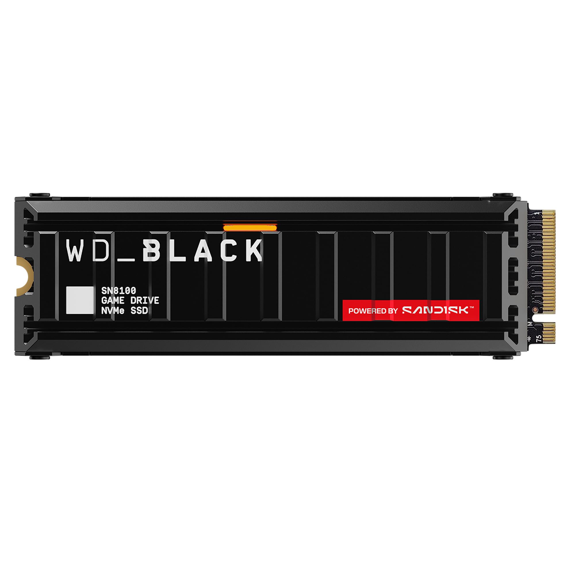 WD Black SN8100 NVMe SSD 4To M.2 2280 W/Heatsink POWERED BY SANDISK