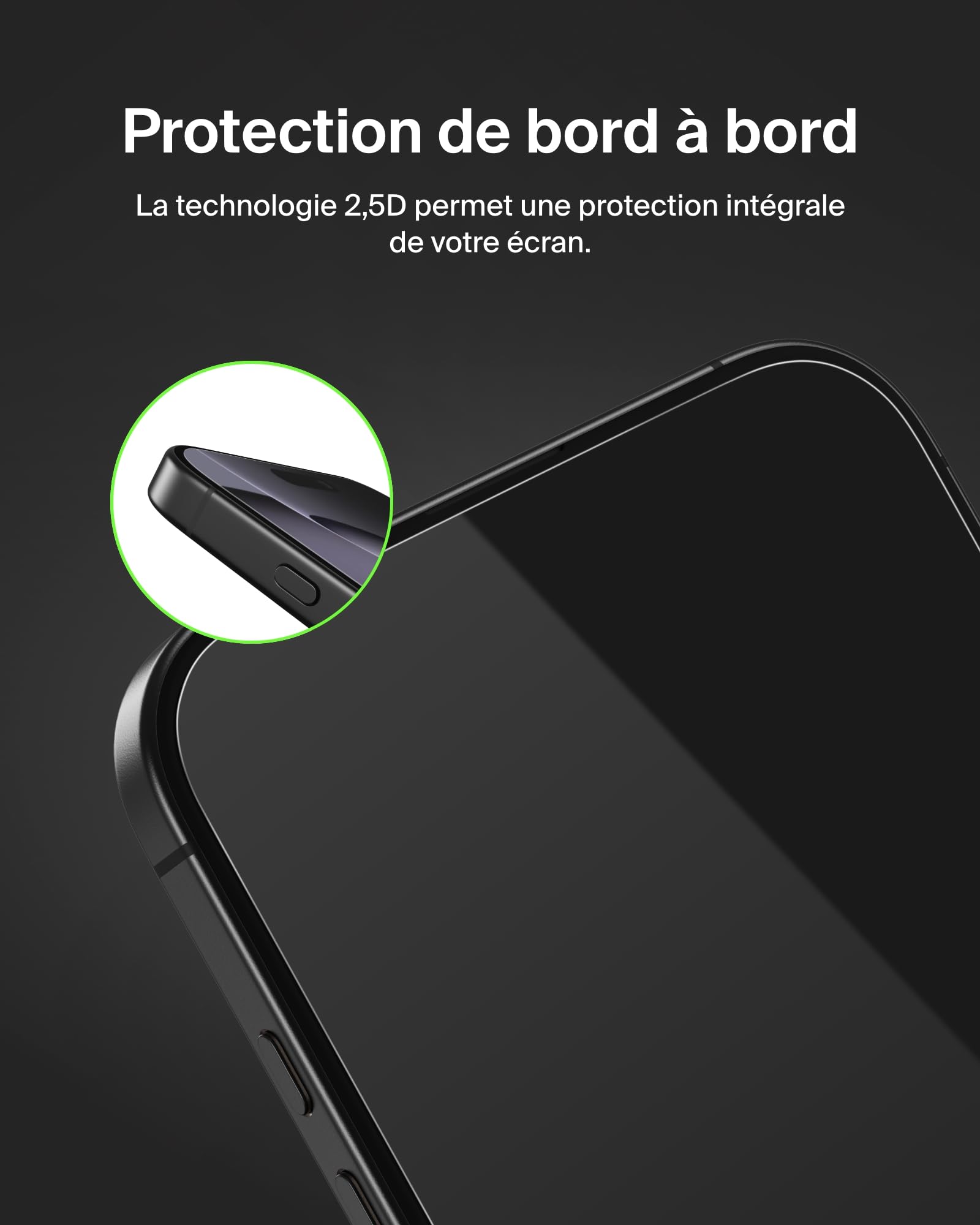 BELKIN ScreenForce Pro Tempered Glass AM Screen Protector - iPhone 16 Pro Max