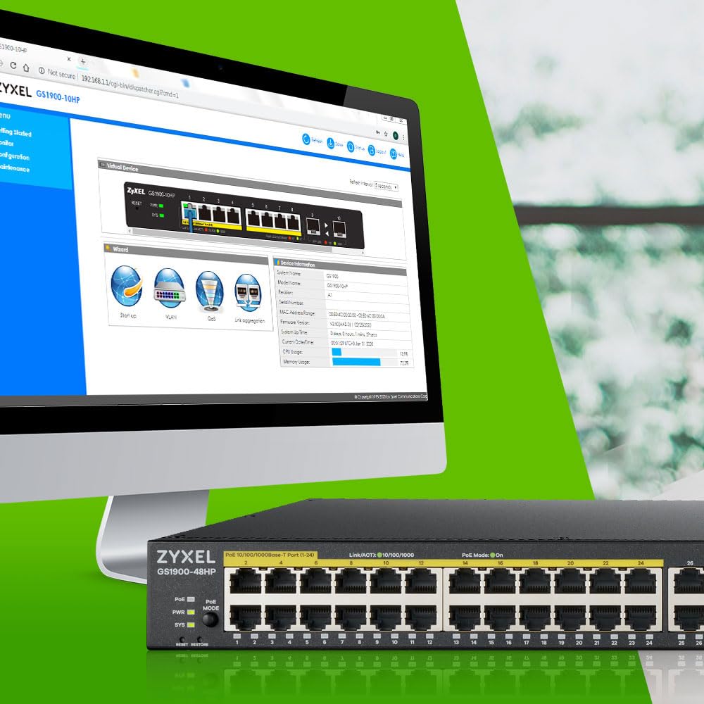GS-1900-48HP - Switch Web Managed 48 por