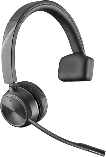 POLY Savi 7210 Monaural DECT 1880-1900 MHz Top Sans fil A la main Bureau/Centre d'appels Noir