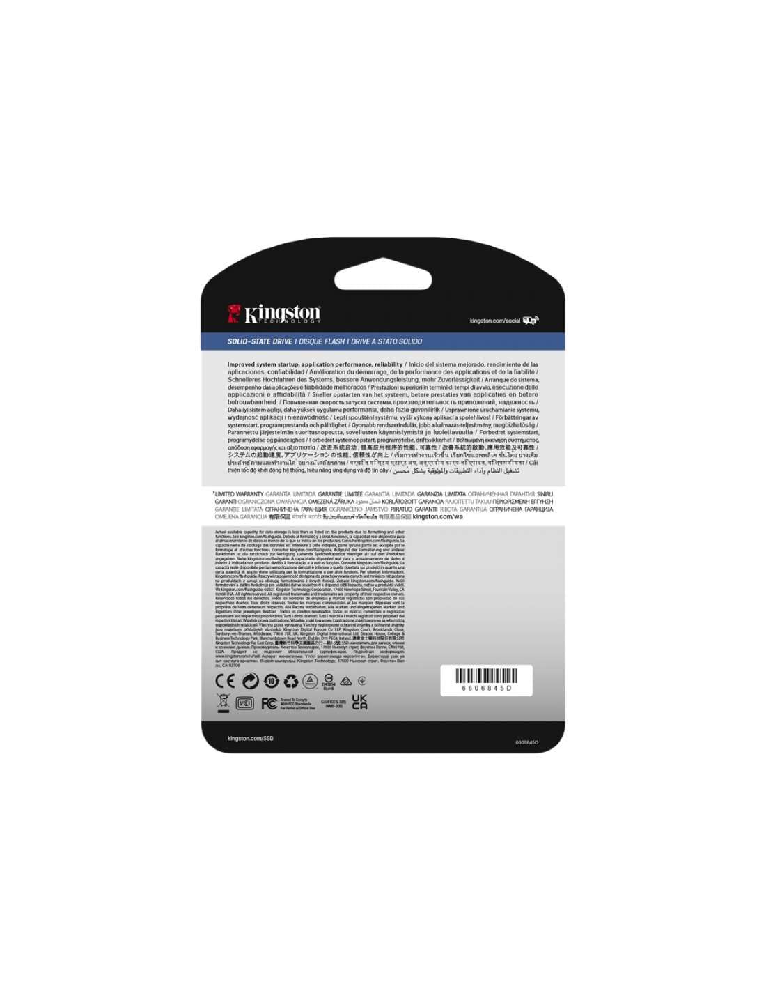 KINGSTON 7.68To DC600M 2.5p SATA3 mixed-use data center SSD for enterprise servers and NAS (VMWare Ready)