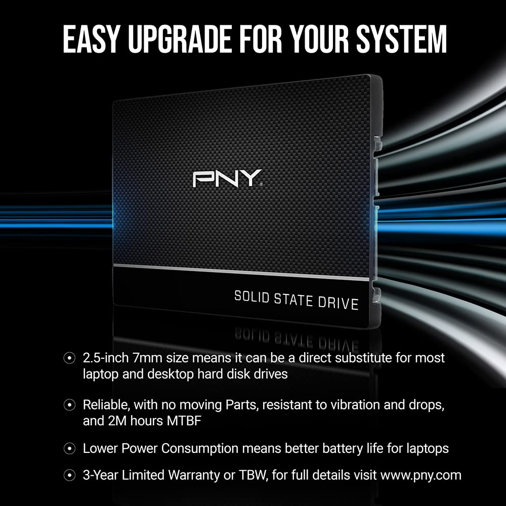 PNY CS900 Series SSD 2.5" SATA III 500gb