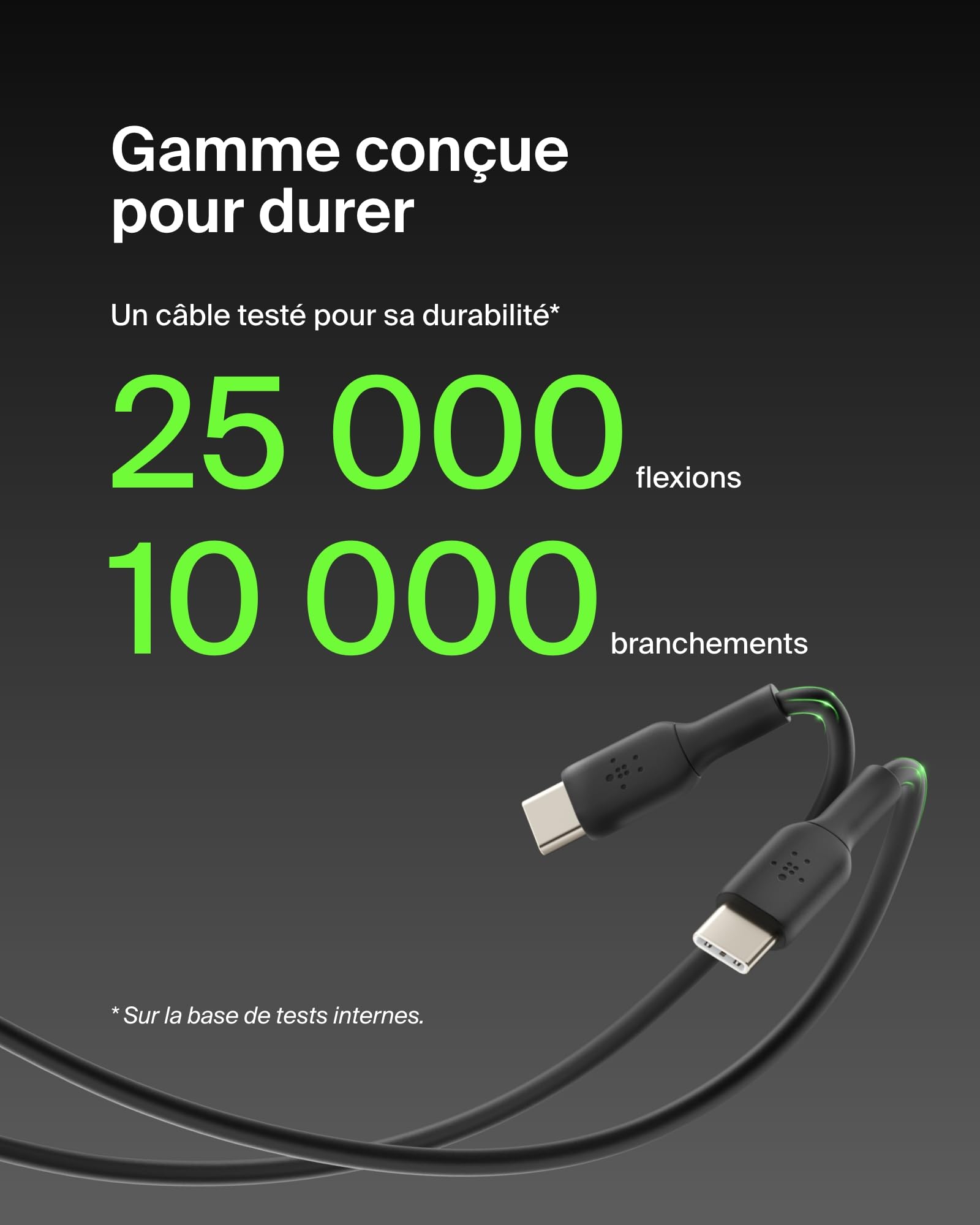 BELKIN BOOST CHARGE USB-C to USB-C 2.0 Cable PVC 2M Black